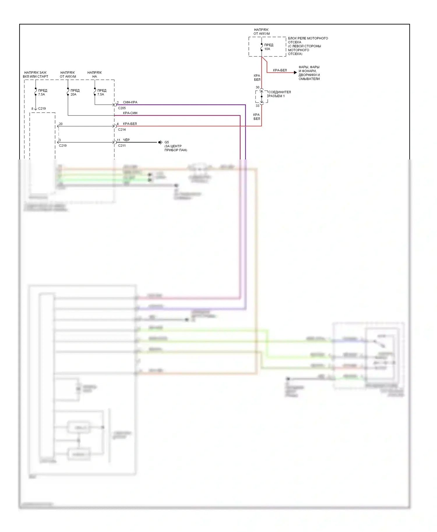 Galant Mitsubishi IX (2003-2006): Электросхема складной крыши/люка 
