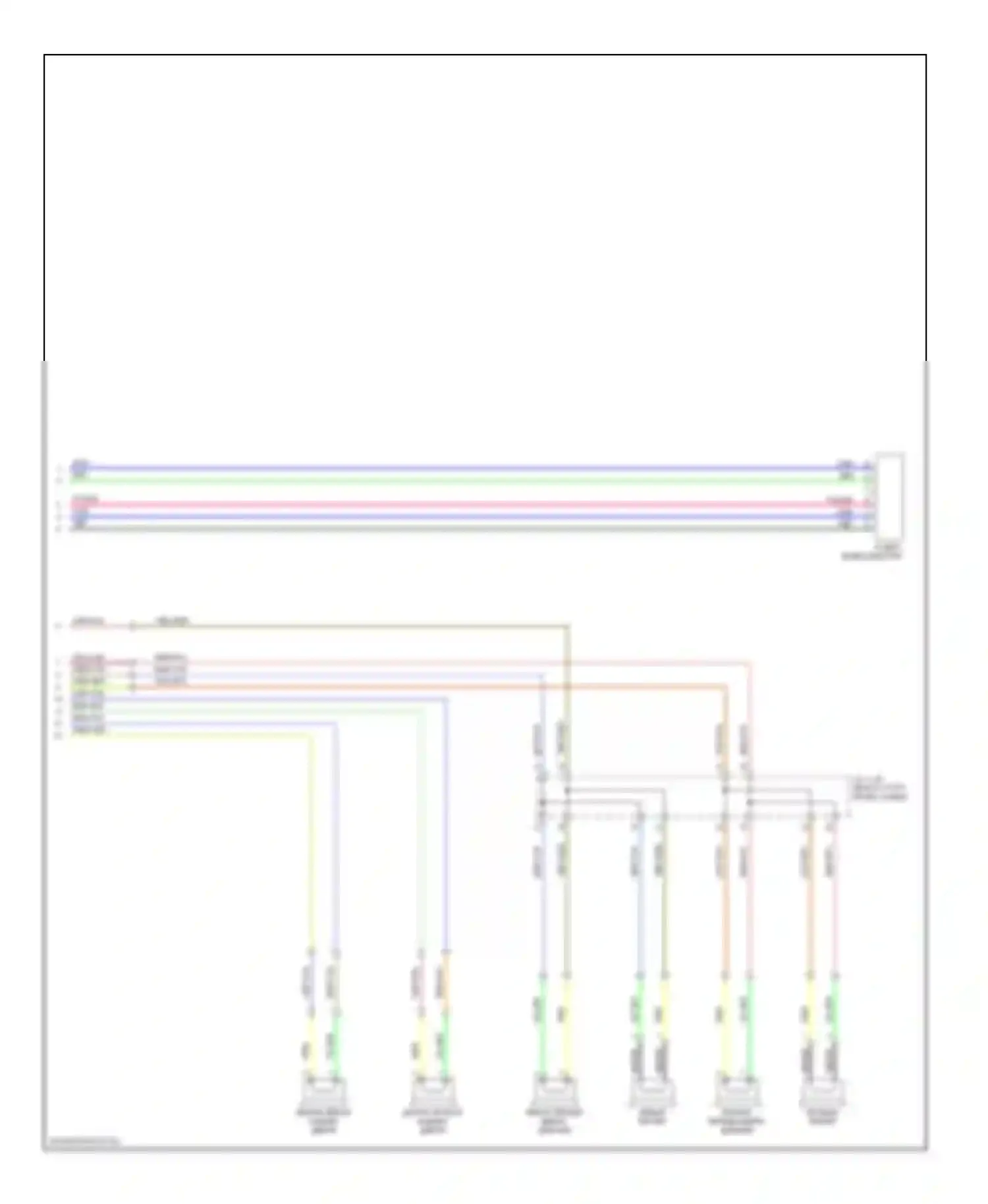 Lancer Mitsubishi IX рестайлинг (2005-2010): Электросхема магнитолы, за исключением эволюции с мультисвязной системой, без усилителя (3 из 3) 