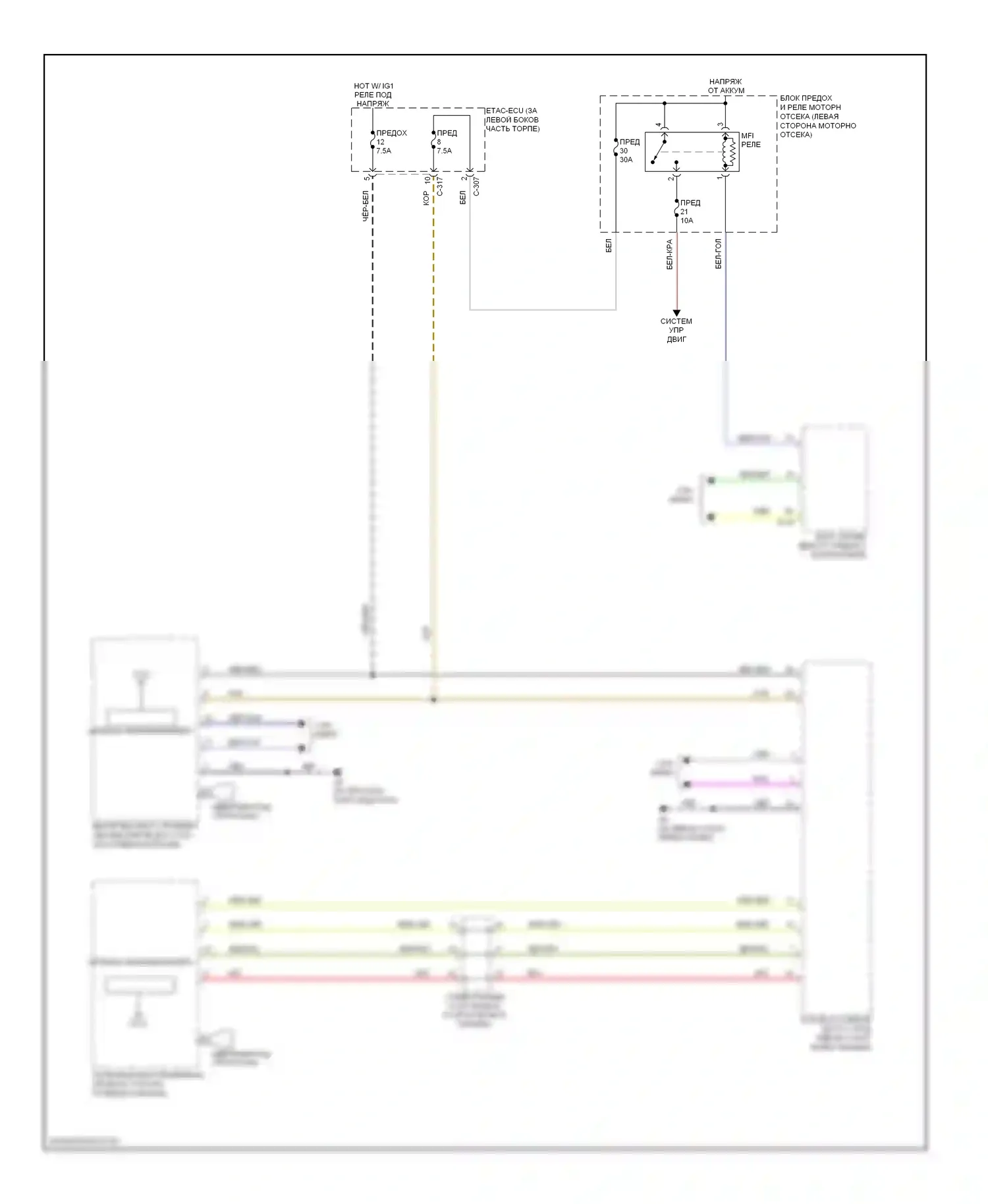 Lancer Mitsubishi IX рестайлинг (2005-2010): Электросхема иммобилайзера, эволюция 