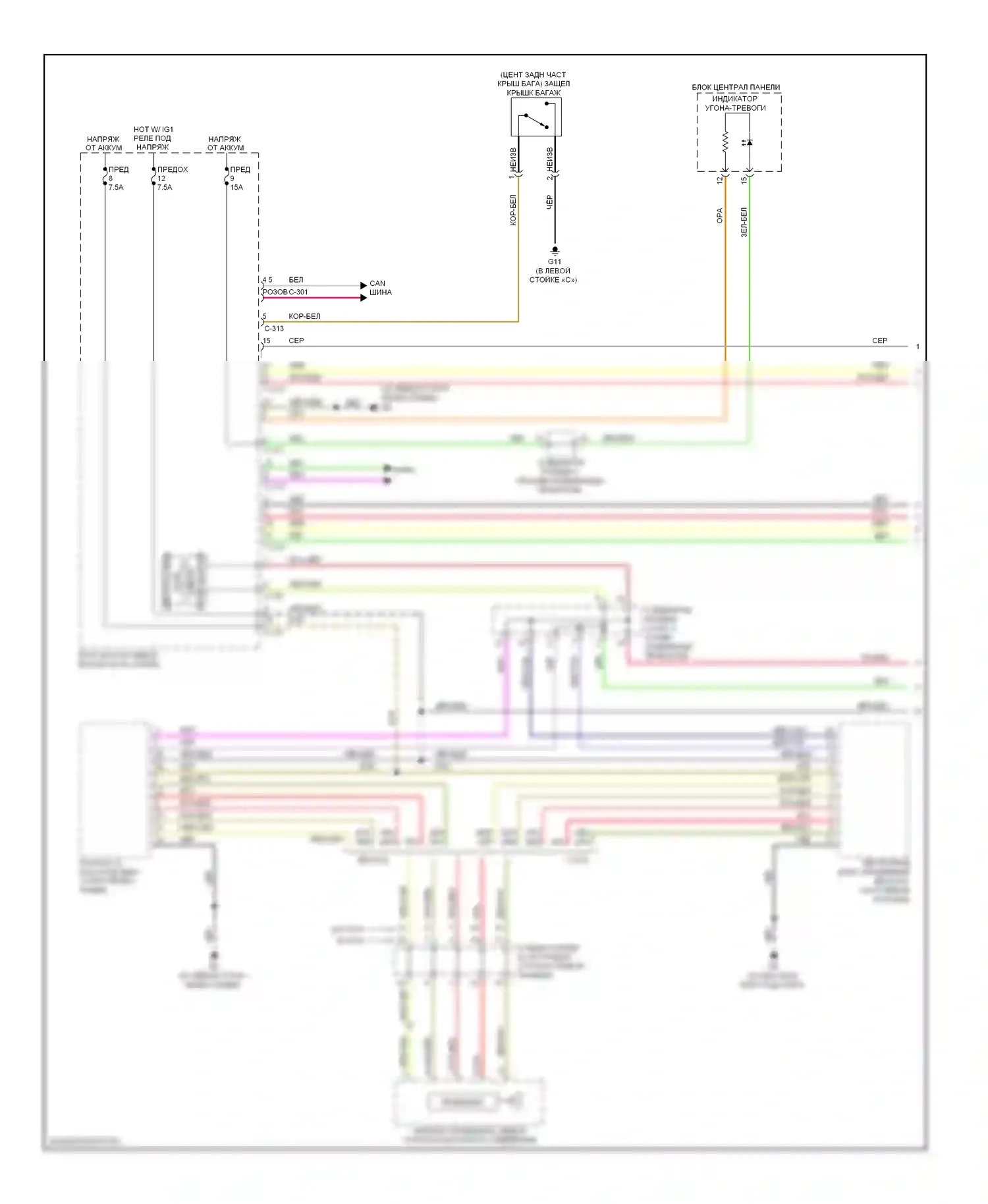 Lancer Mitsubishi IX рестайлинг (2005-2010): Электросхема защиты от взлома, эволюция (1 из 2) 