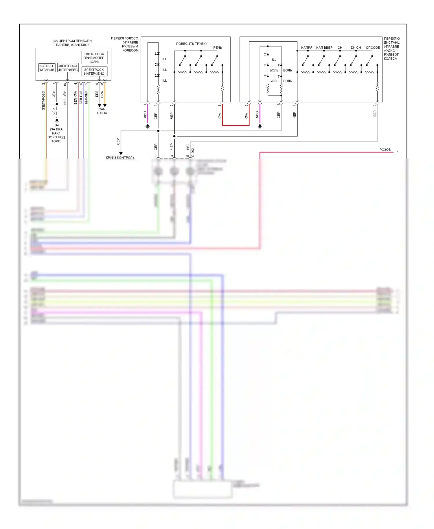 Lancer Mitsubishi IX рестайлинг (2005-2010): Электросхема навигации, эволюция (2 из 3) 