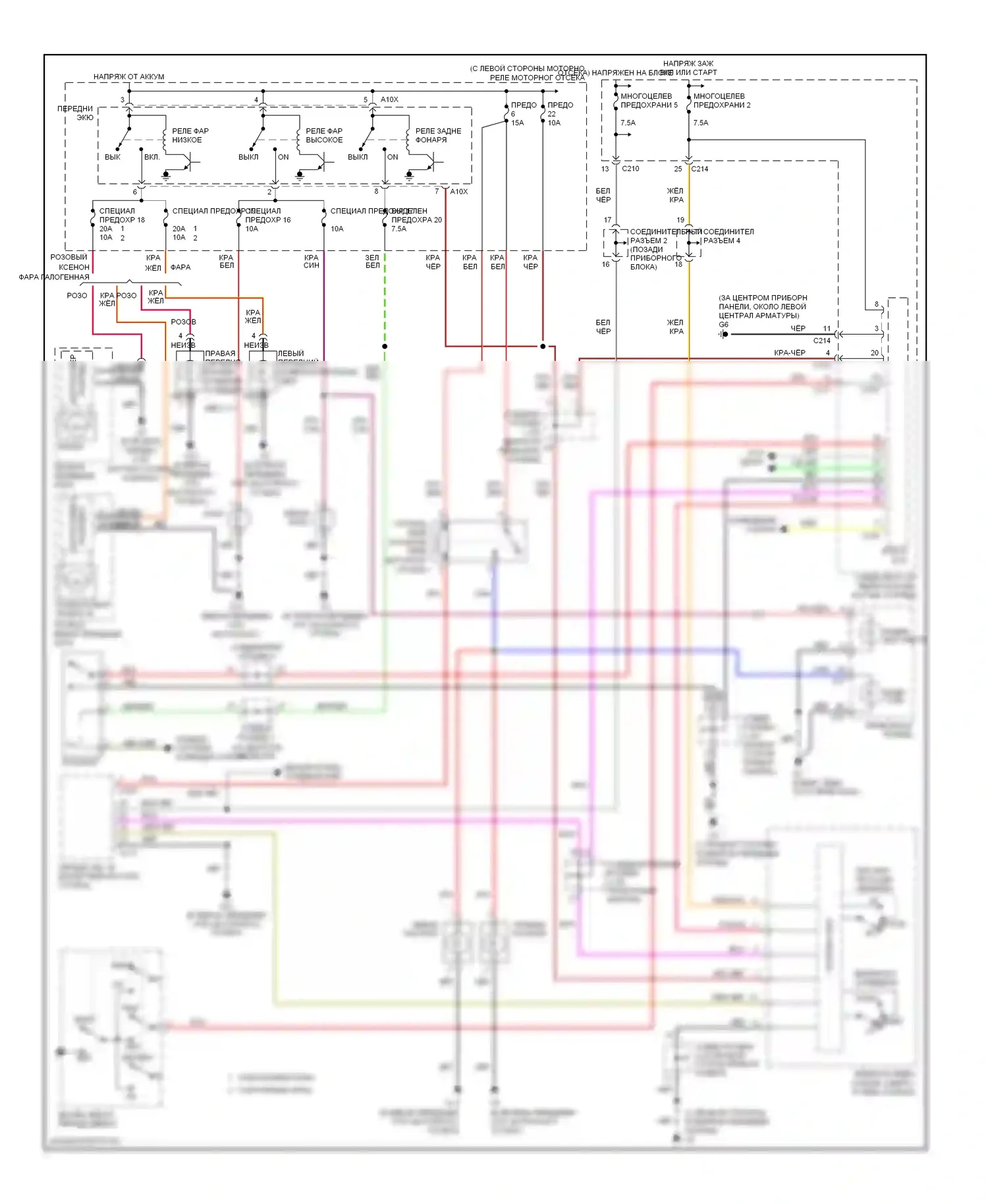 Lancer Mitsubishi IX (2000-2007): Электросхема фар, эволюция 