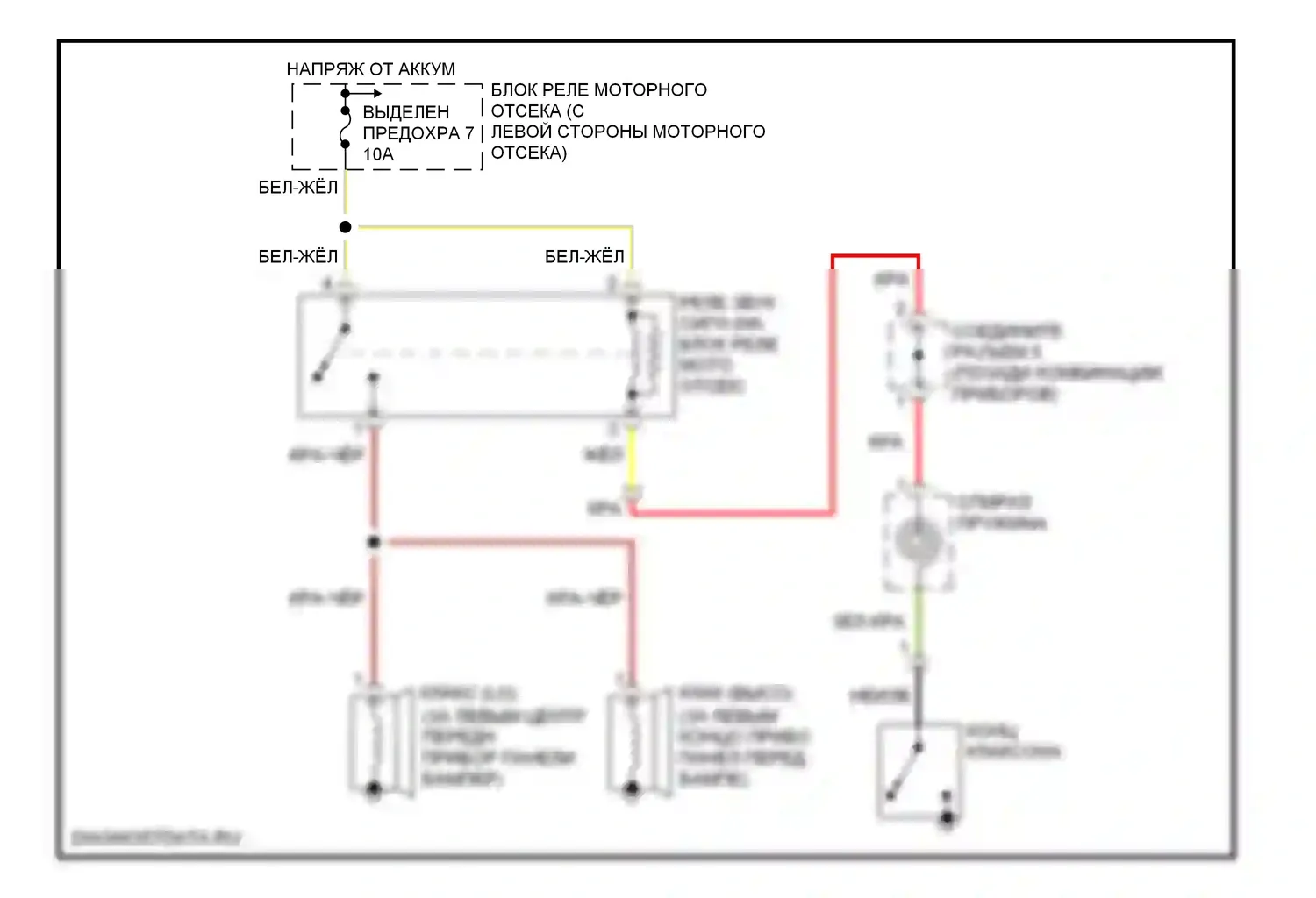 Lancer Mitsubishi IX (2000-2007): Электросхема клаксона, эволюция 