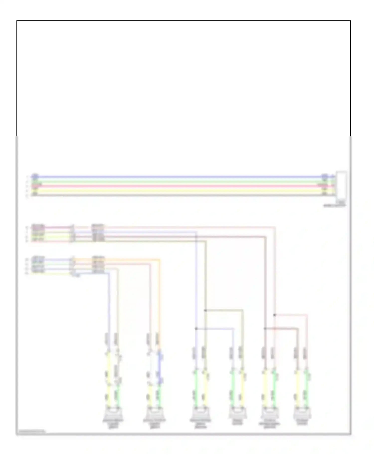 Lancer Mitsubishi X рестайлинг (2011-2015): Электросхема магнитолы, за исключением эволюции с мультисвязной системой, без усилителя (3 из 3) 