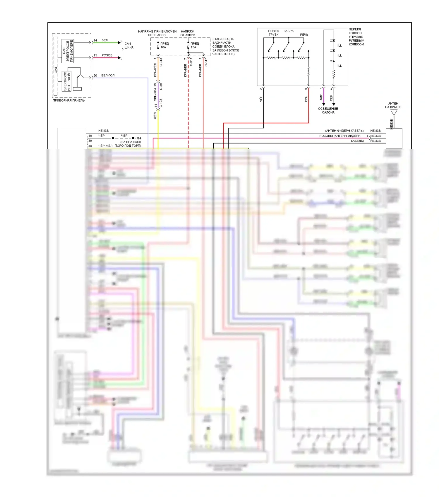 Lancer Mitsubishi X рестайлинг (2011-2015): Магнитола, за исключением эволюции без мультисвязи, без усилителя 