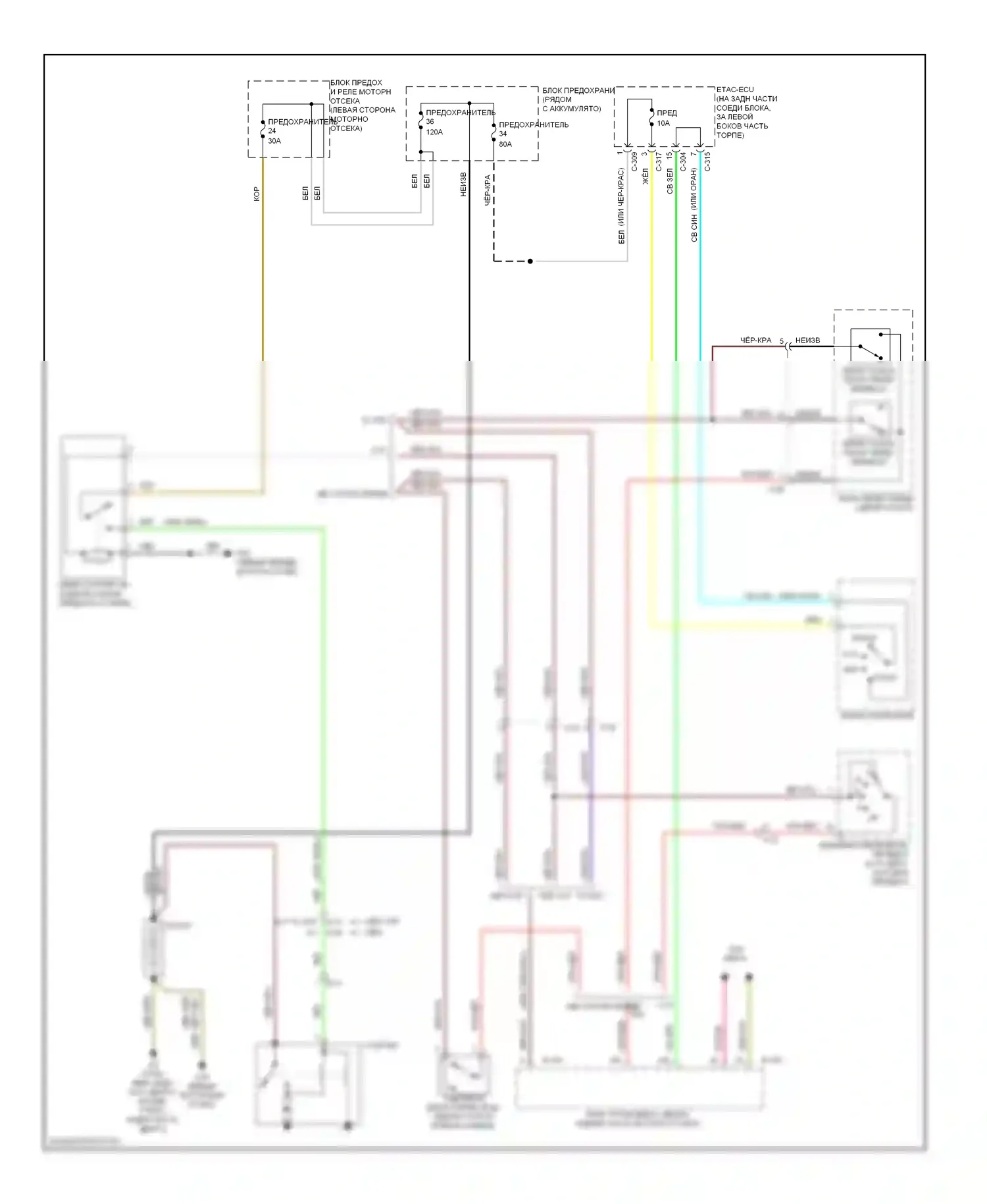 Lancer Mitsubishi X рестайлинг (2011-2015): Электросхема стартера, кроме эволюции 