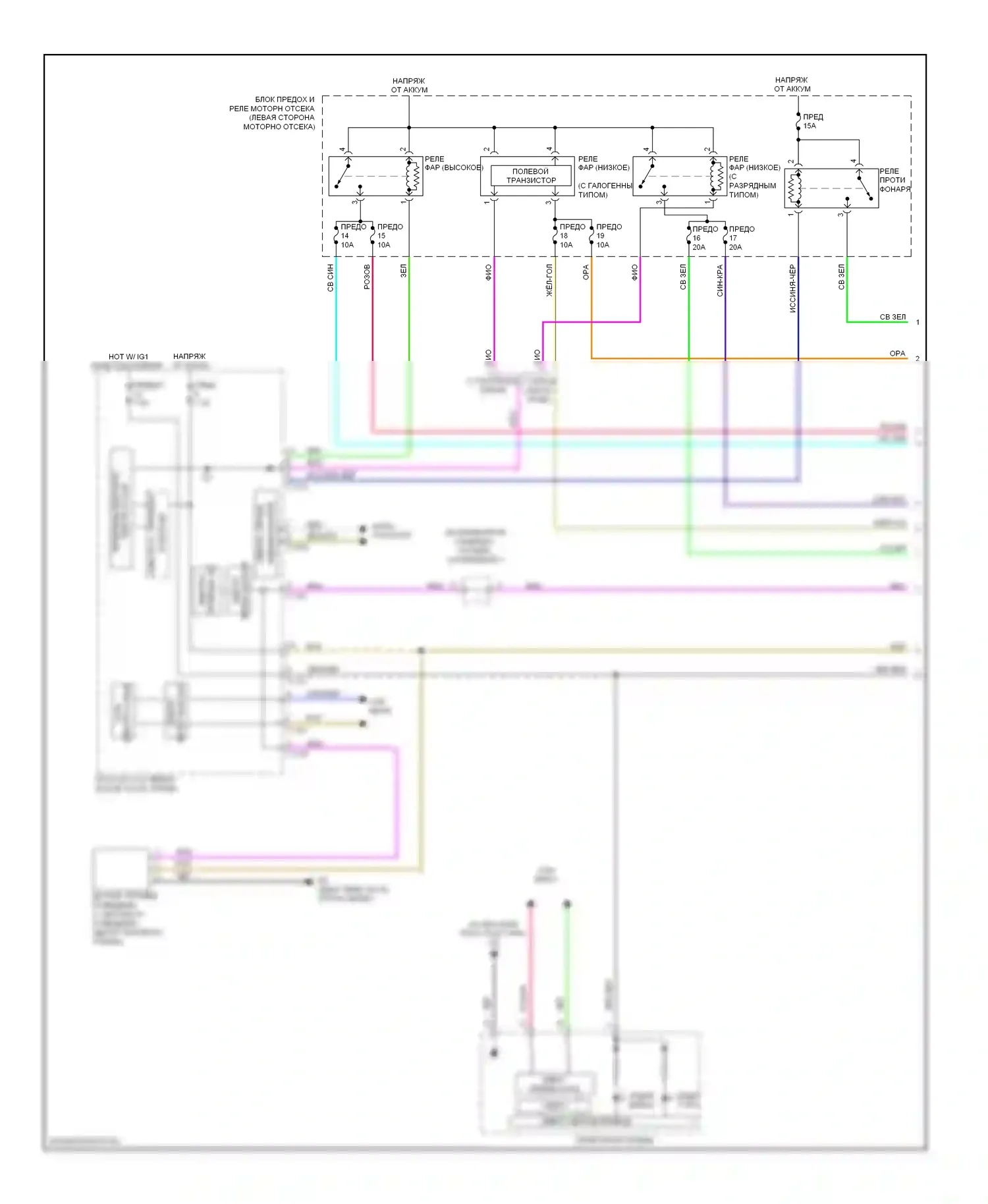 Lancer Mitsubishi X (2007-2010): Электросхема фар, эволюция без дрели (1 из 2) 