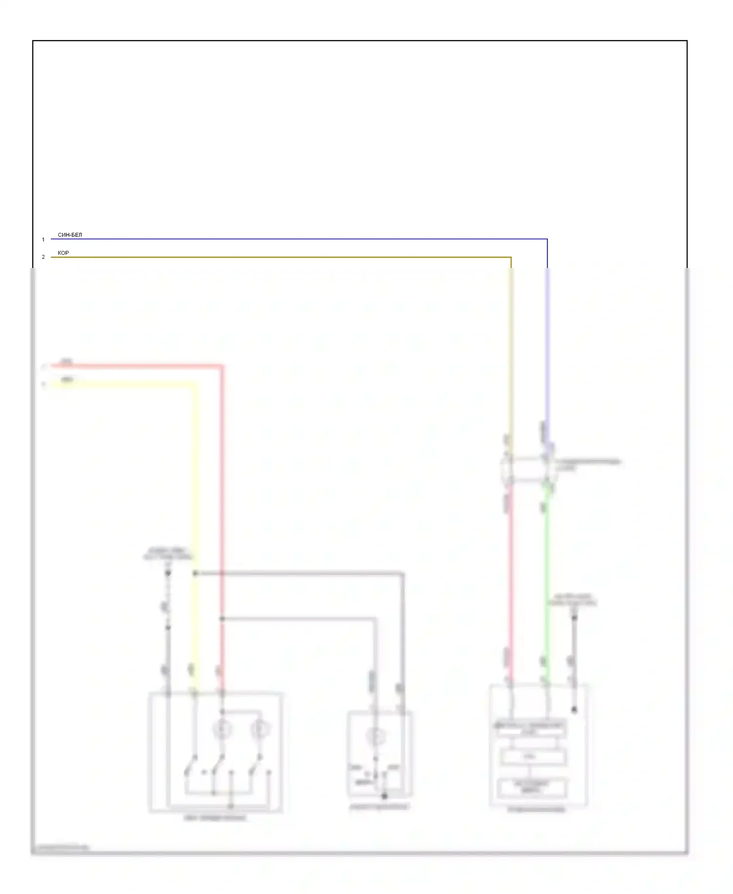 Lancer Mitsubishi X (2007-2010): Электросхема освещения салона, кроме эволюции (2 из 2) 