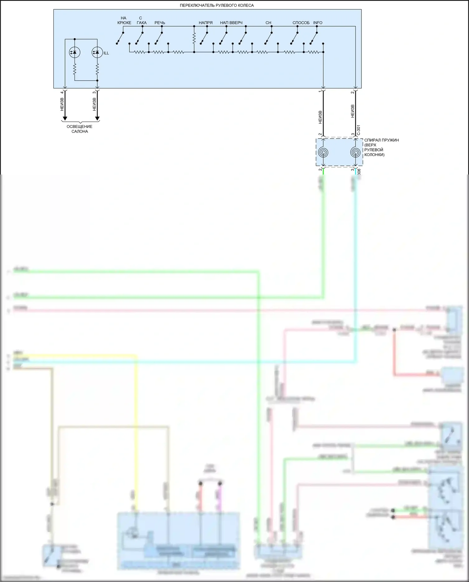 Mirage Mitsubishi VI рестайлинг 2 (2019-2024): Смартфон ссылка дисплей аудио электросхема (2 из 2) 