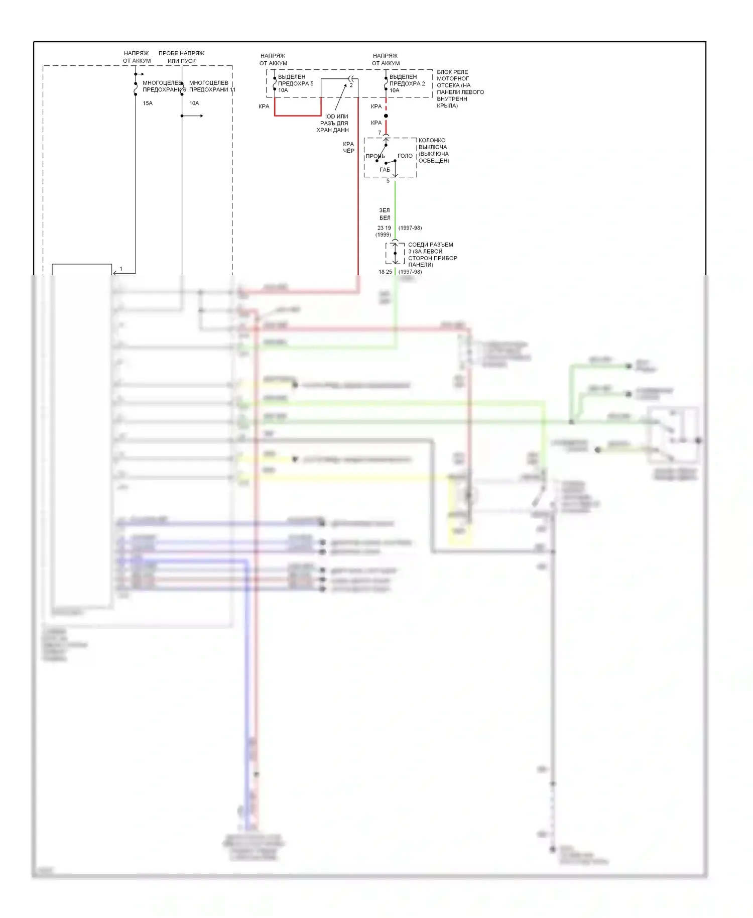 Montero Mitsubishi II (1991-2000): Электросхемы компьютера тела 