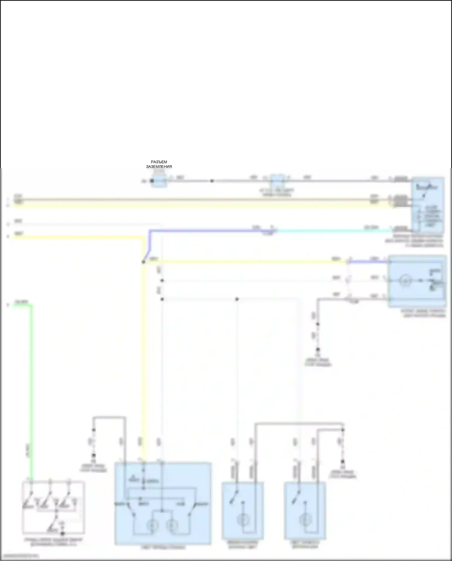Outlander Sport Mitsubishi I рестайлинг 3 (2019-2024): Электросхема освещения салона (2 из 2) 
