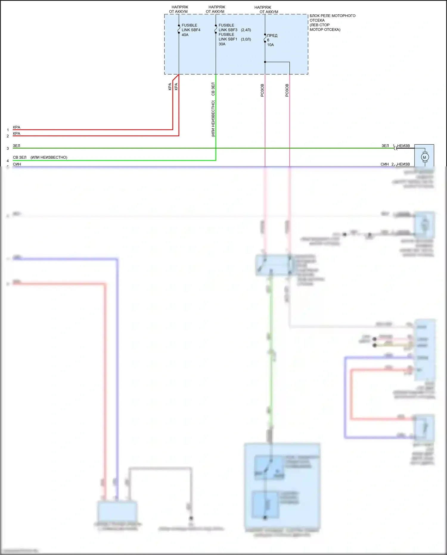 Outlander Mitsubishi III рестайлинг 2 (2015-2018): Электросхема климат контроля (3 из 3) 