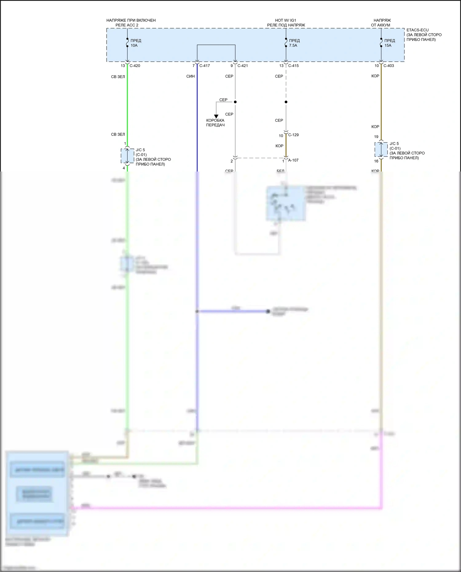 Outlander Mitsubishi III рестайлинг 3 (2018-2024): Авто анти-ослепляя внутри зеркальная электросхема, с универсальным гаражным дверным открывателем 