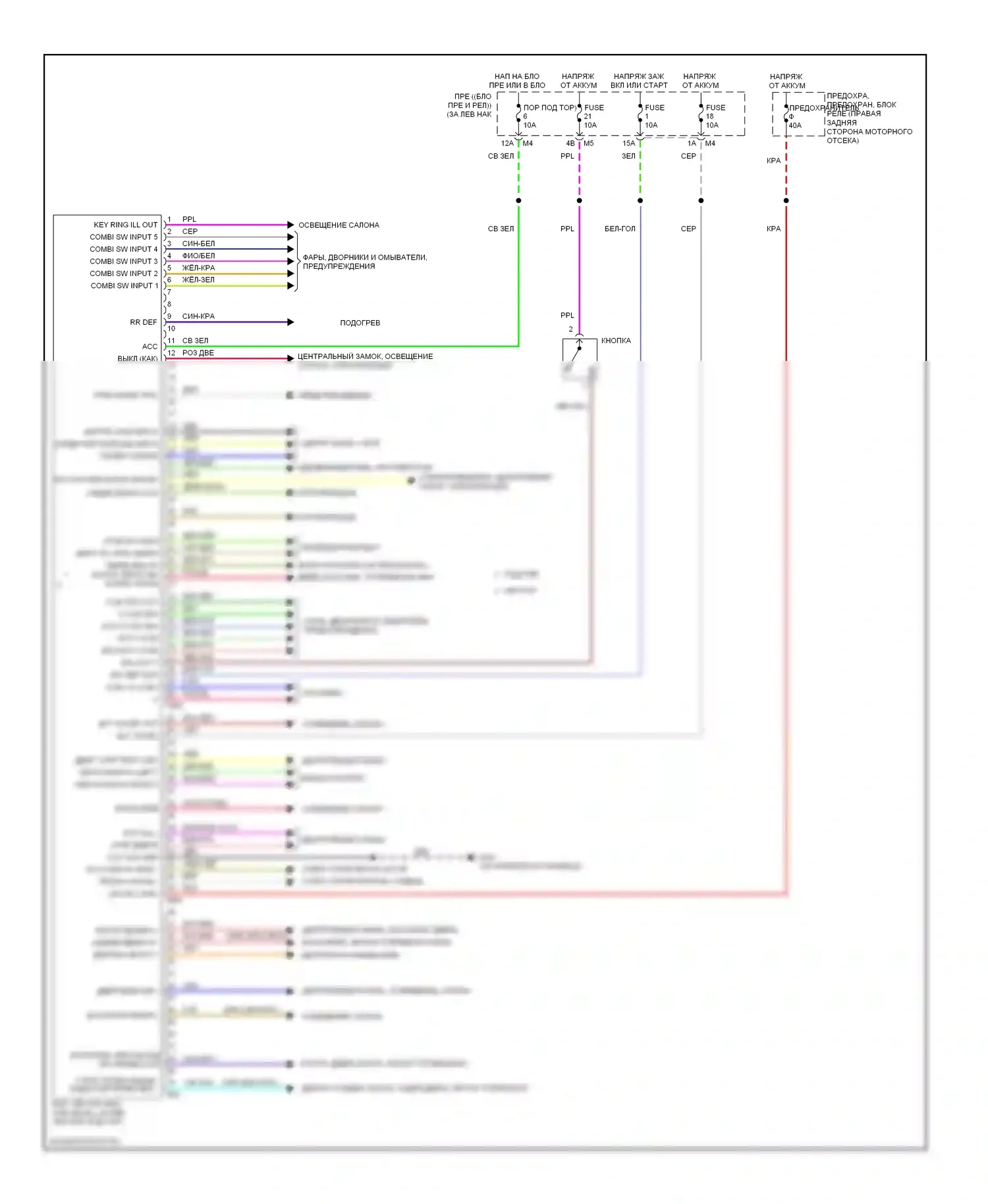 350Z Nissan I рестайлинг (2005-2009): Электросхема блоков управления кузовом 
