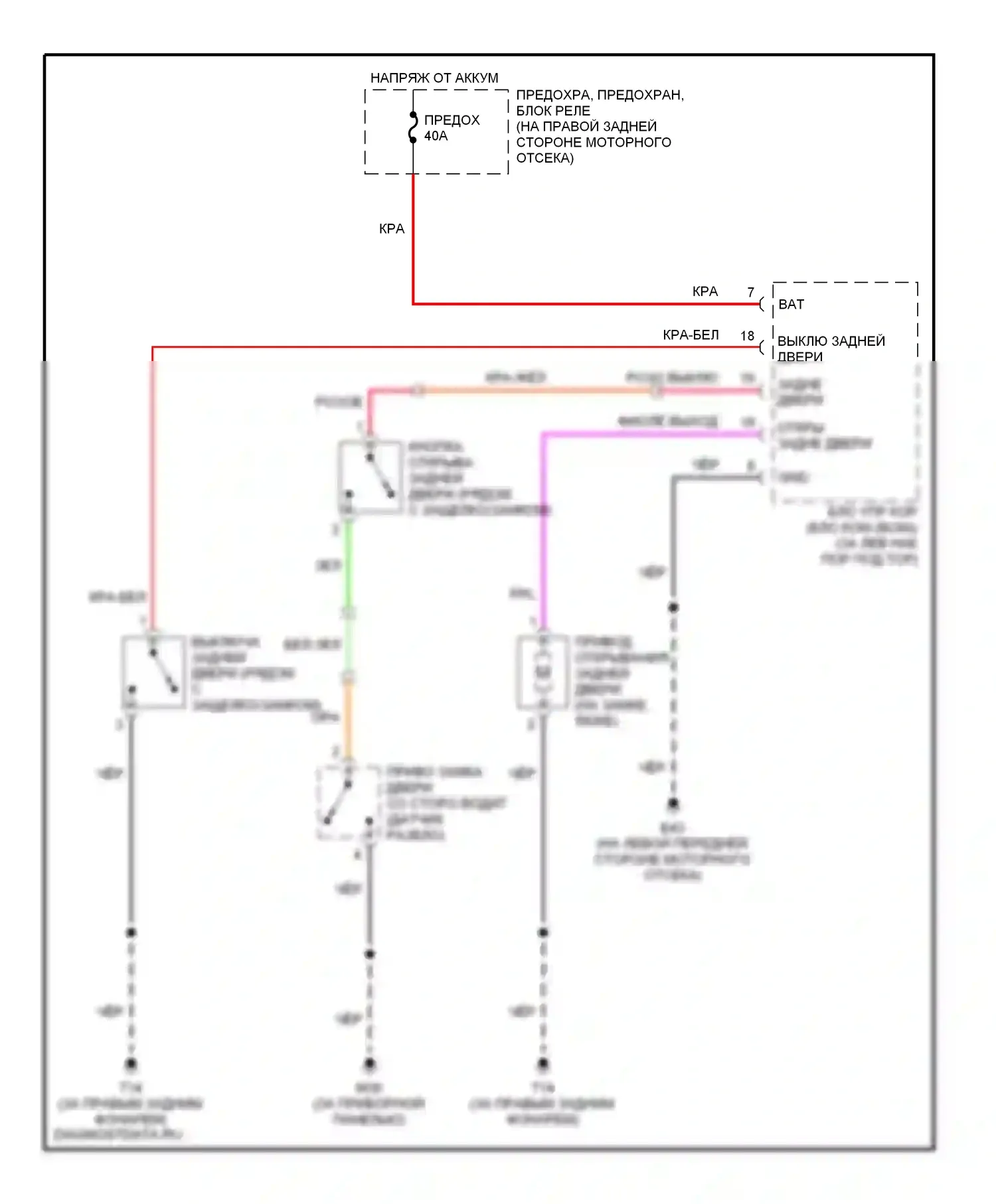 350Z Nissan I (2002-2005): Электросхема выпуска люка 