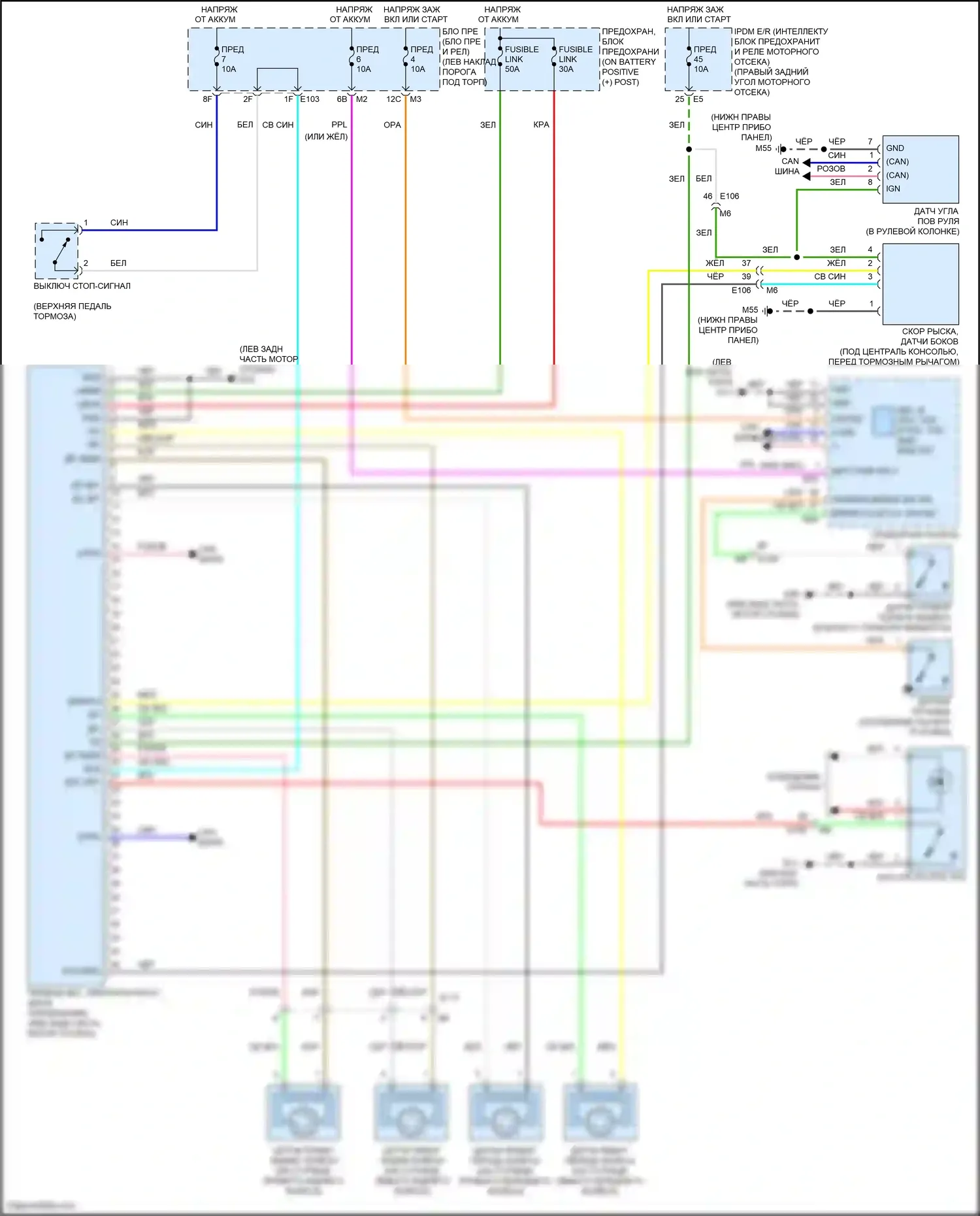 370Z Nissan I рестайлинг (2012-2020): Антиблокировочная система abs электросхема 