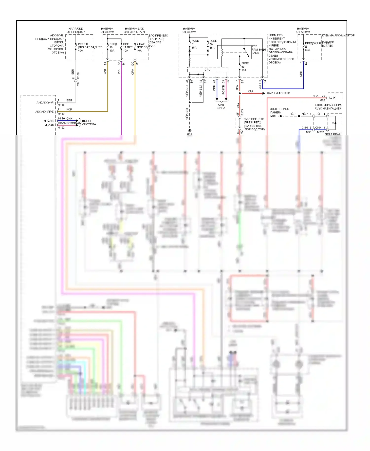370Z Nissan I (2008-2014): Электросхема подсветки приборной панели 
