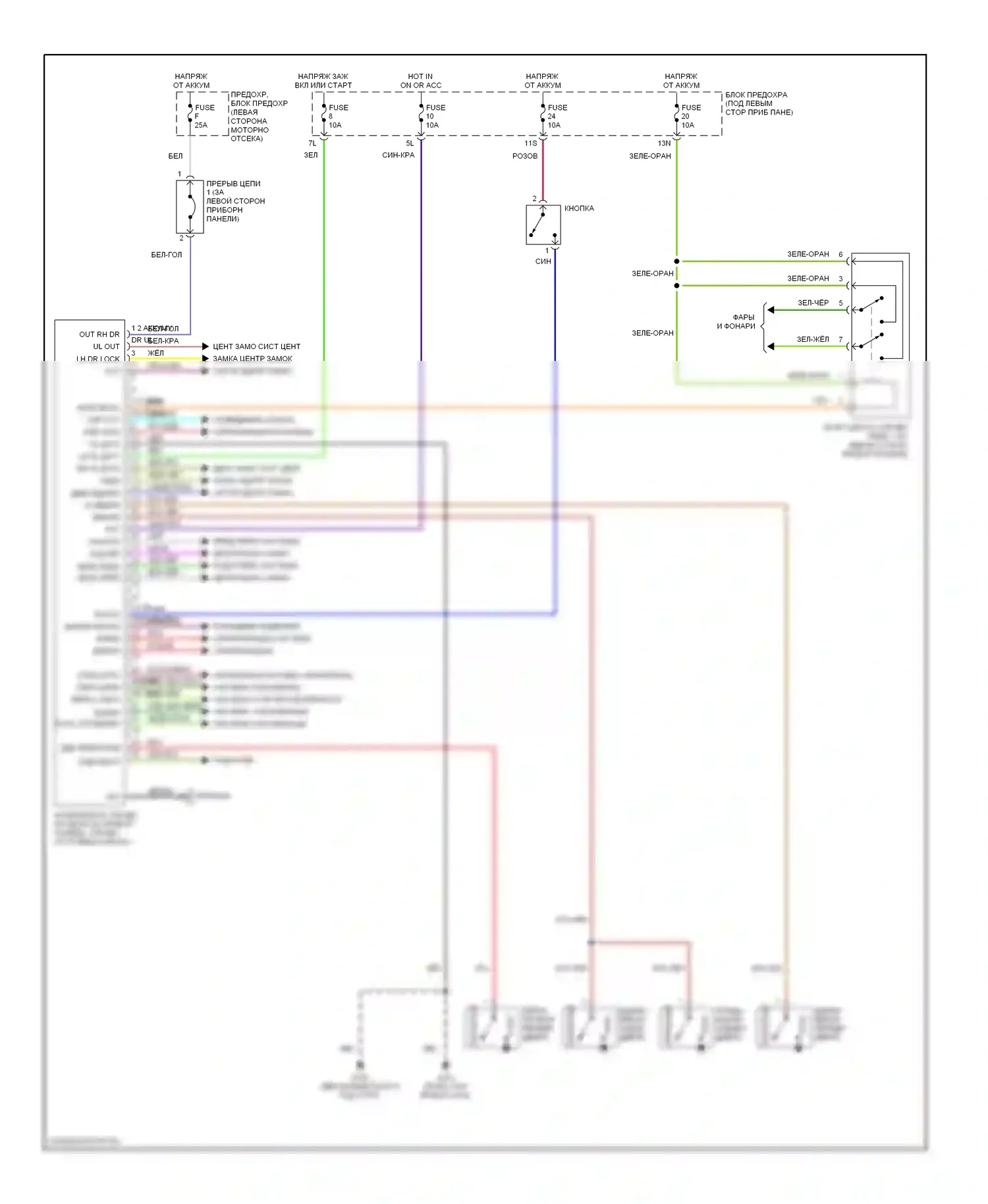 Altima Nissan L30 (1997-1999): Электросхемы компьютера тела 