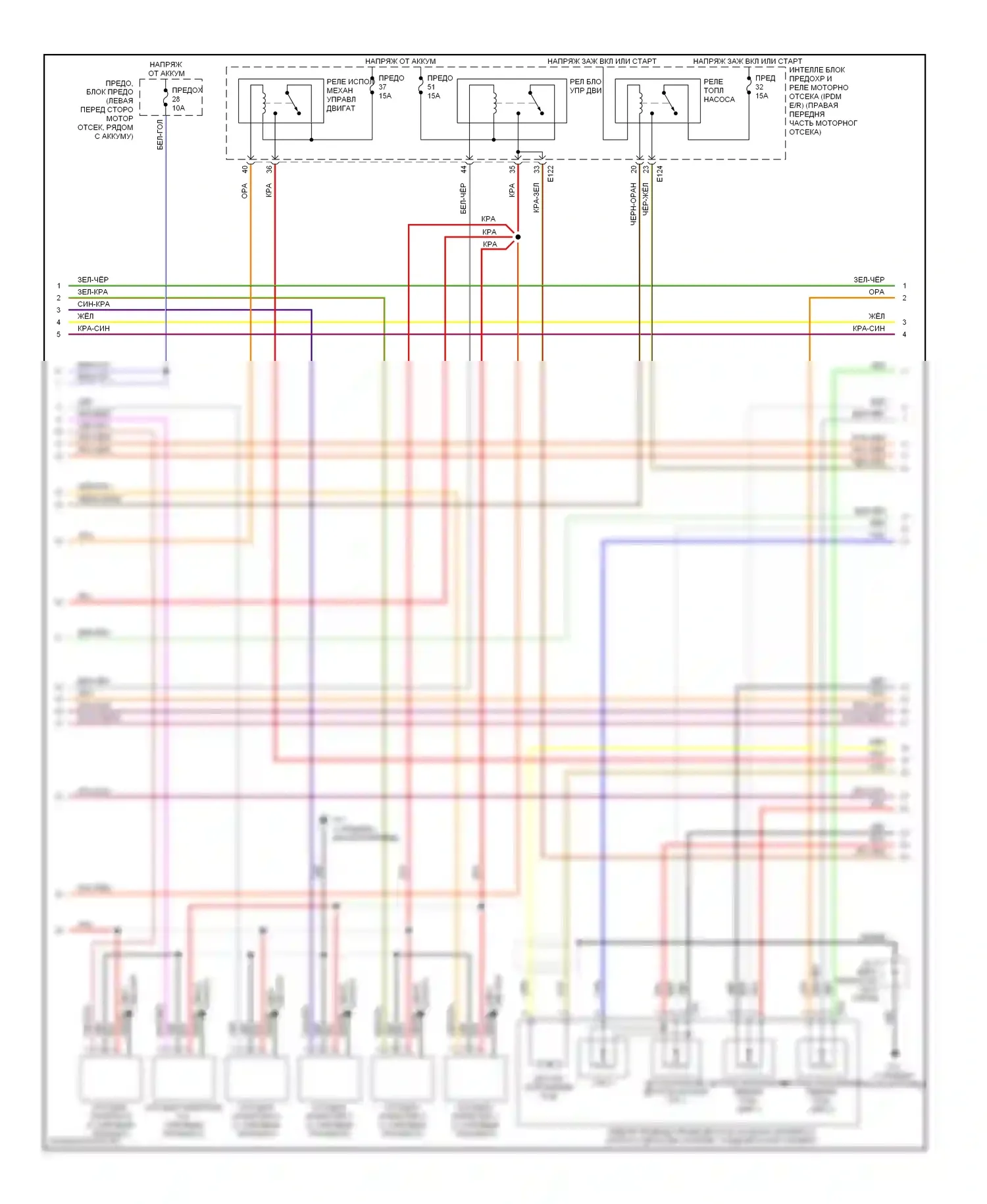 Altima Nissan L31 (2001-2004): Электросхема двигателя 3.5ls (2 из 4) 