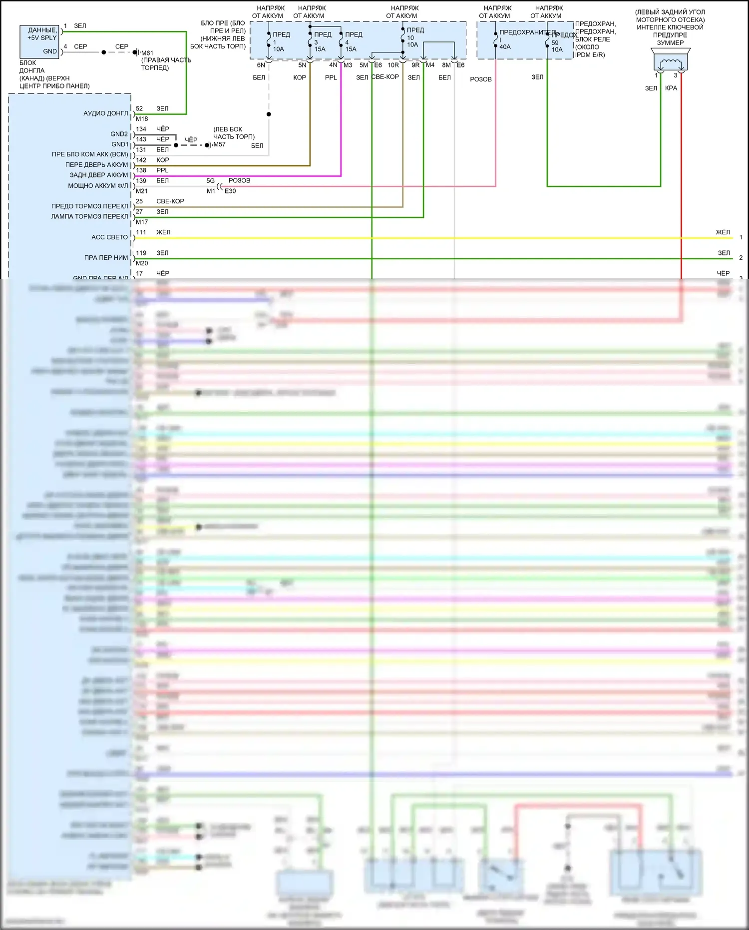 Altima Nissan L33 рестайлинг (2015-2018): Электросхема защиты от взлома (1 из 4) 