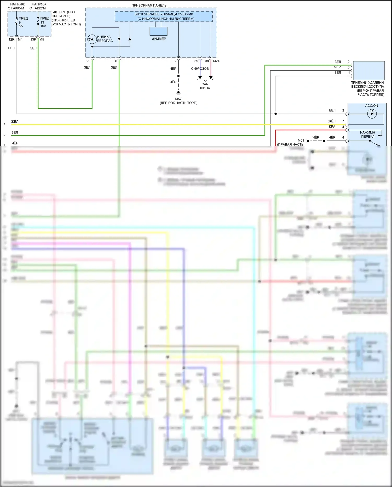 Altima Nissan L33 рестайлинг (2015-2018): Электросхема защиты от взлома (4 из 4) 