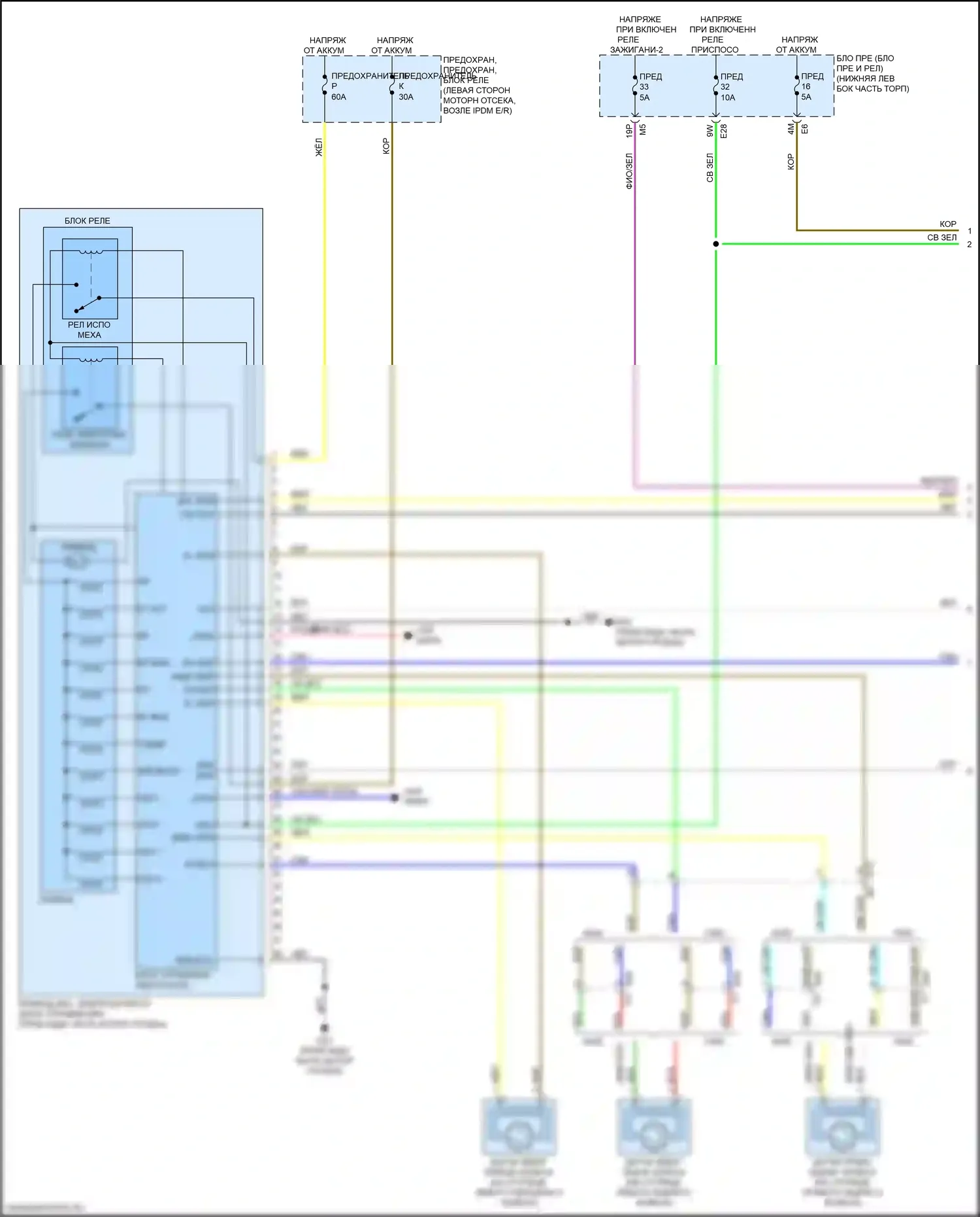 Altima Nissan L34 рестайлинг (2022-2024): Антиблокировочная система abs электросхема (1 из 2) 