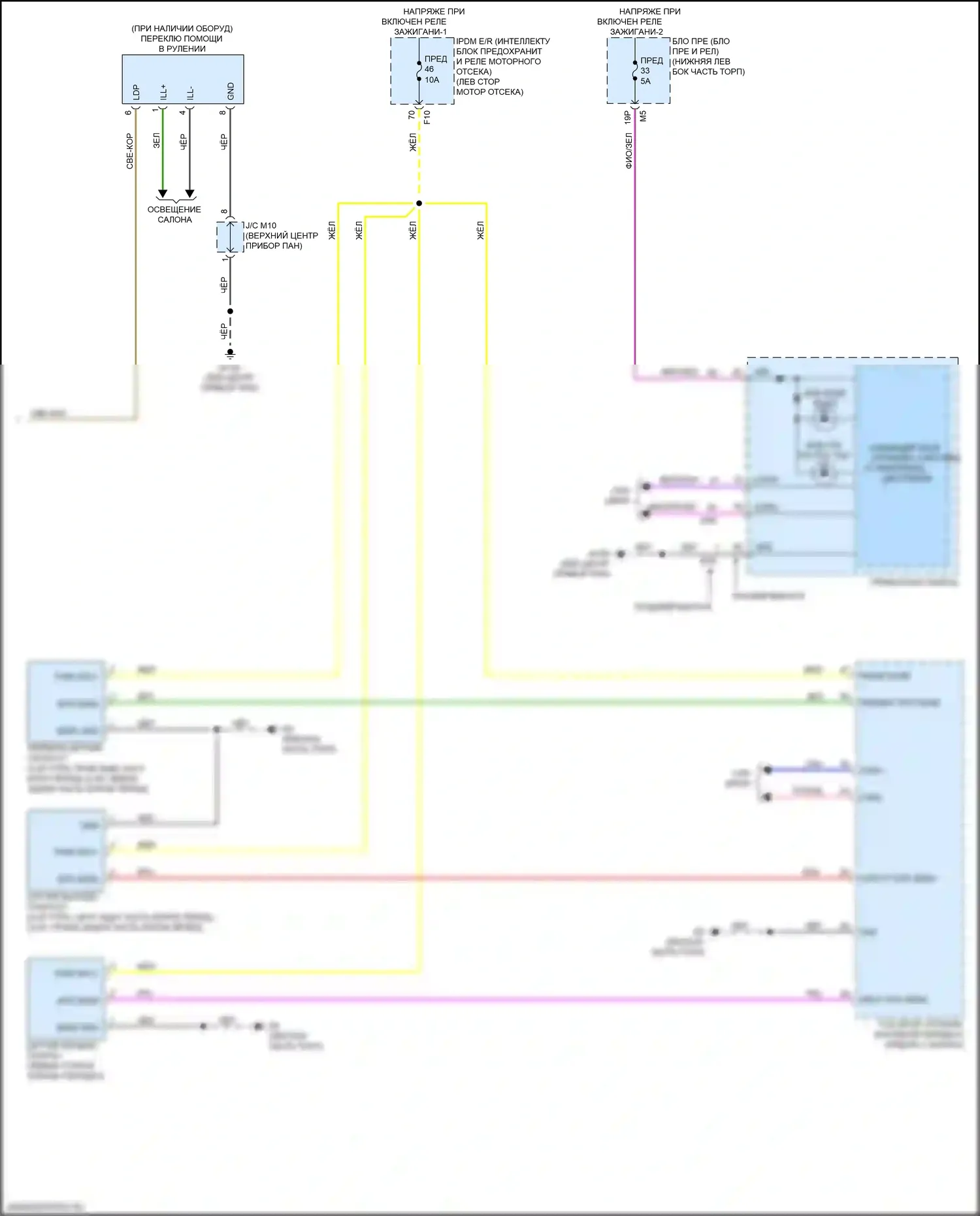 Altima Nissan L34 рестайлинг (2022-2024): Электросхема круиз-контроля (3 из 3) 