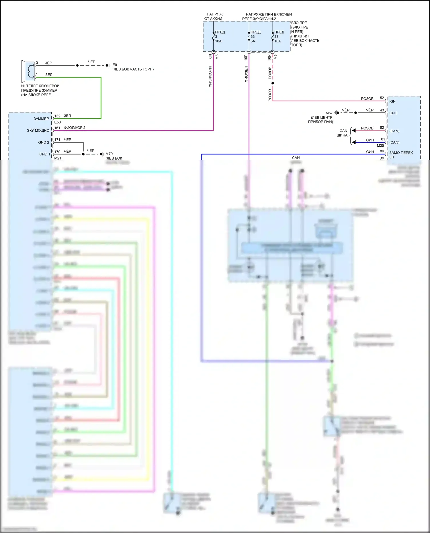 Altima Nissan L34 рестайлинг (2022-2024): Электросхема утора 