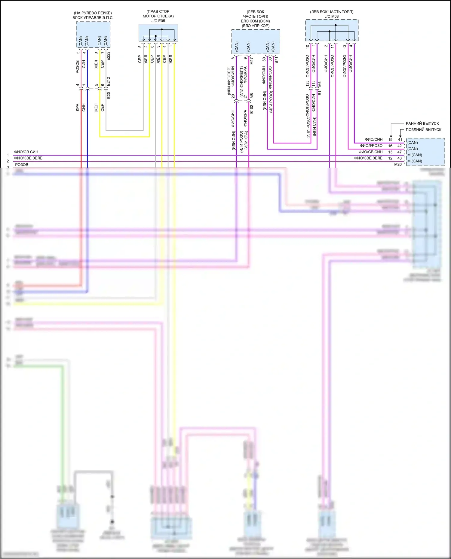 Altima Nissan L34 (2018-2024): Can шина электросхема, с помощью propilot (5 из 5) 