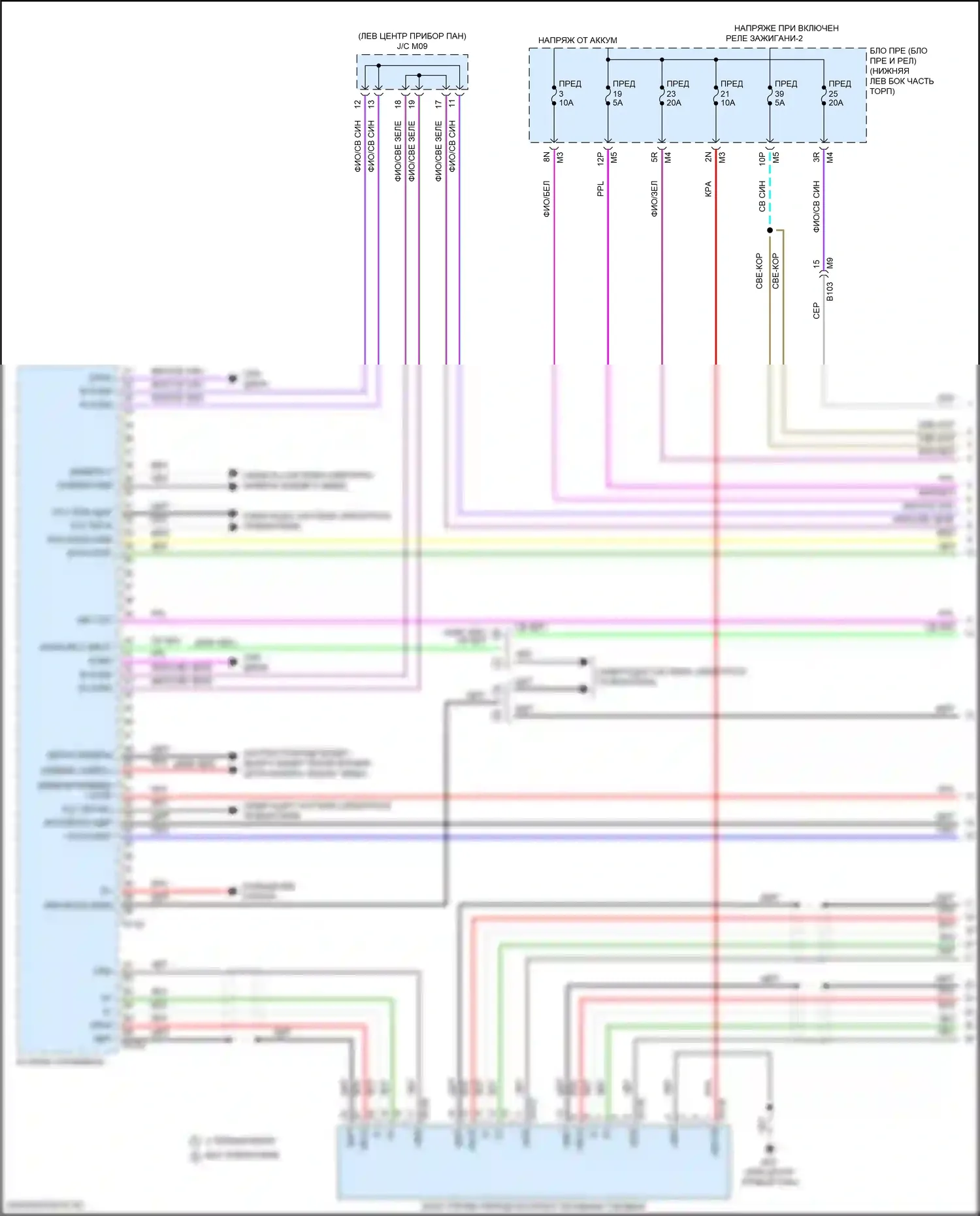 Altima Nissan L34 (2018-2024): Электросхема навигации, без bose, с 8-дюймовым цветным дисплеем (1 из 5) 