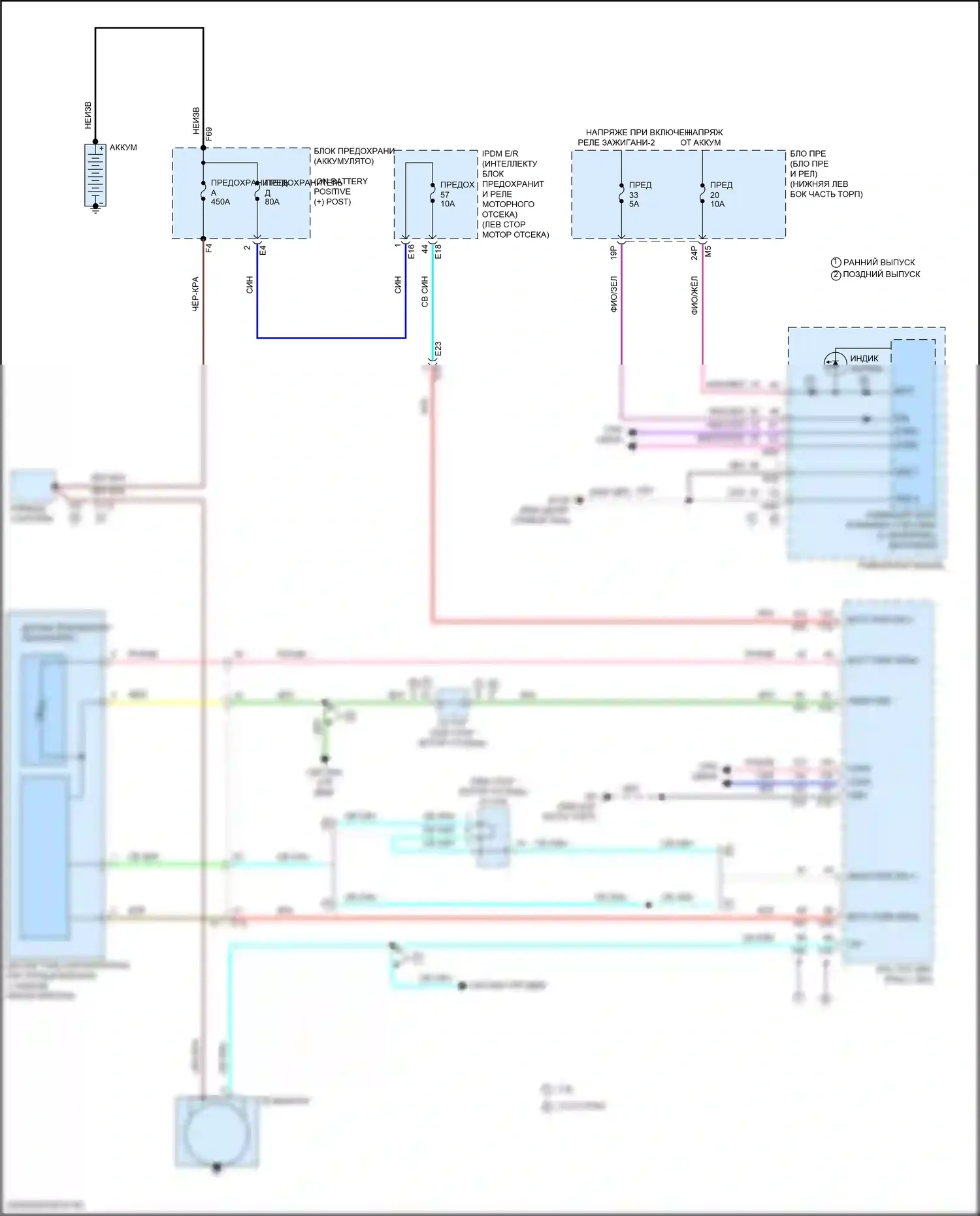 Altima Nissan L34 (2018-2024): Электросхема генератора 