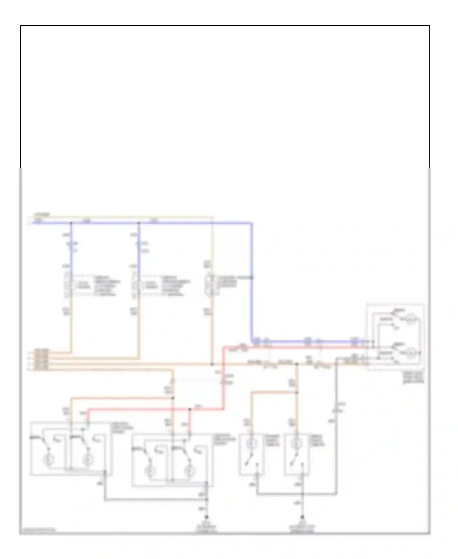 Armada Nissan I рестайлинг (2007-2016): Электросхема освещения салона (2 из 2) 