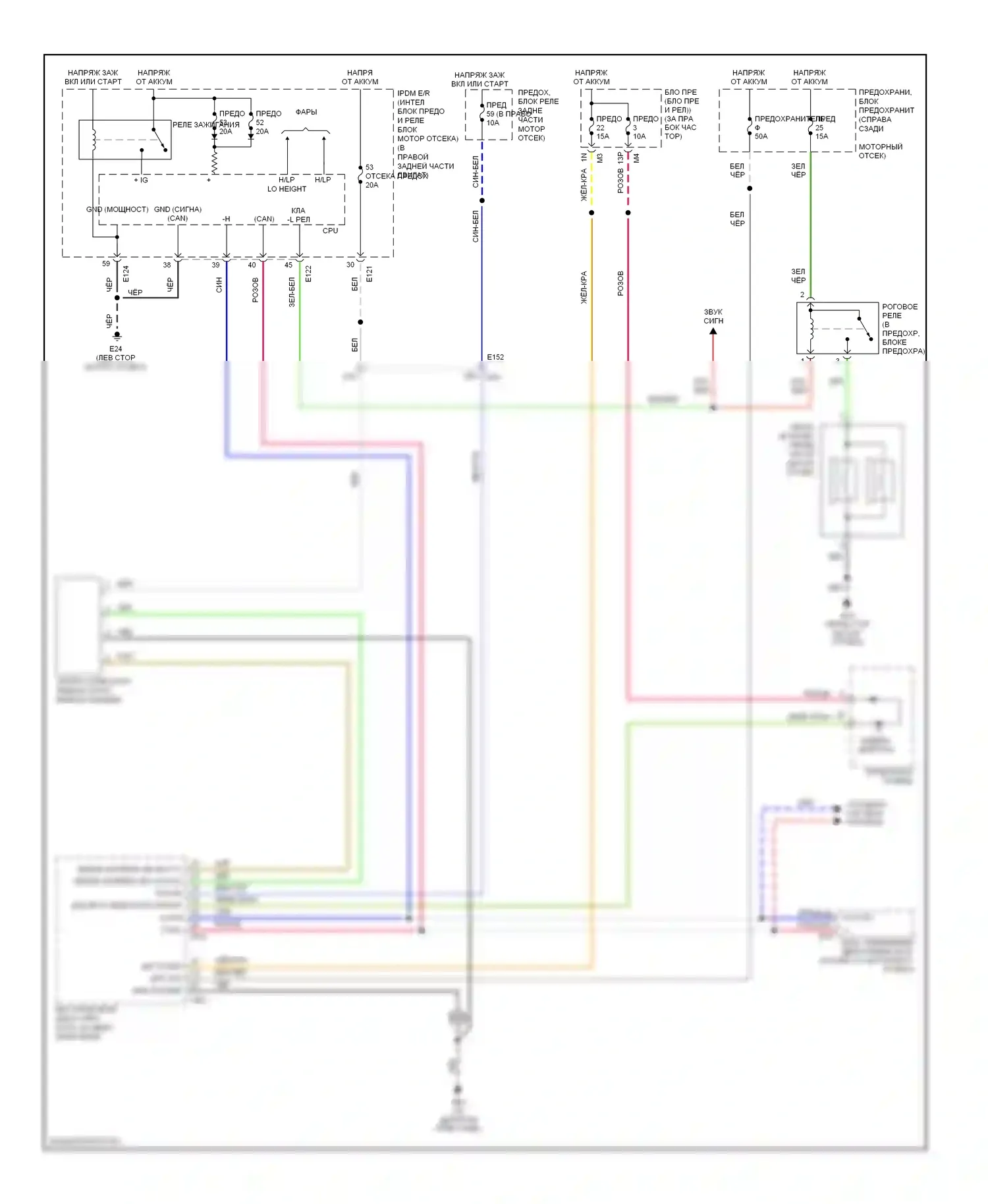 Armada Nissan I рестайлинг (2007-2016): Электросхема иммобилайзера 