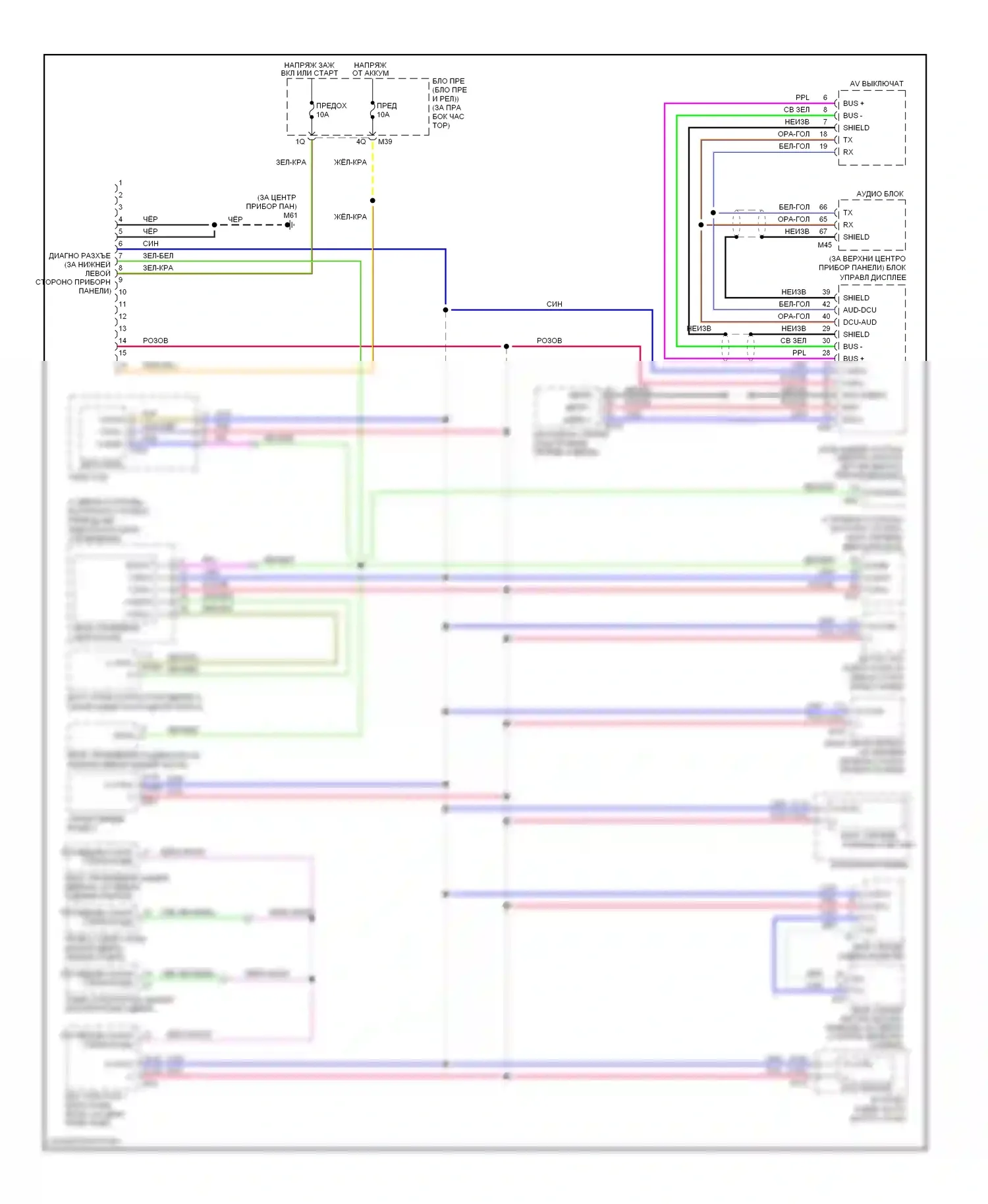 Armada Nissan I (2003-2007): Can шина электросхема 