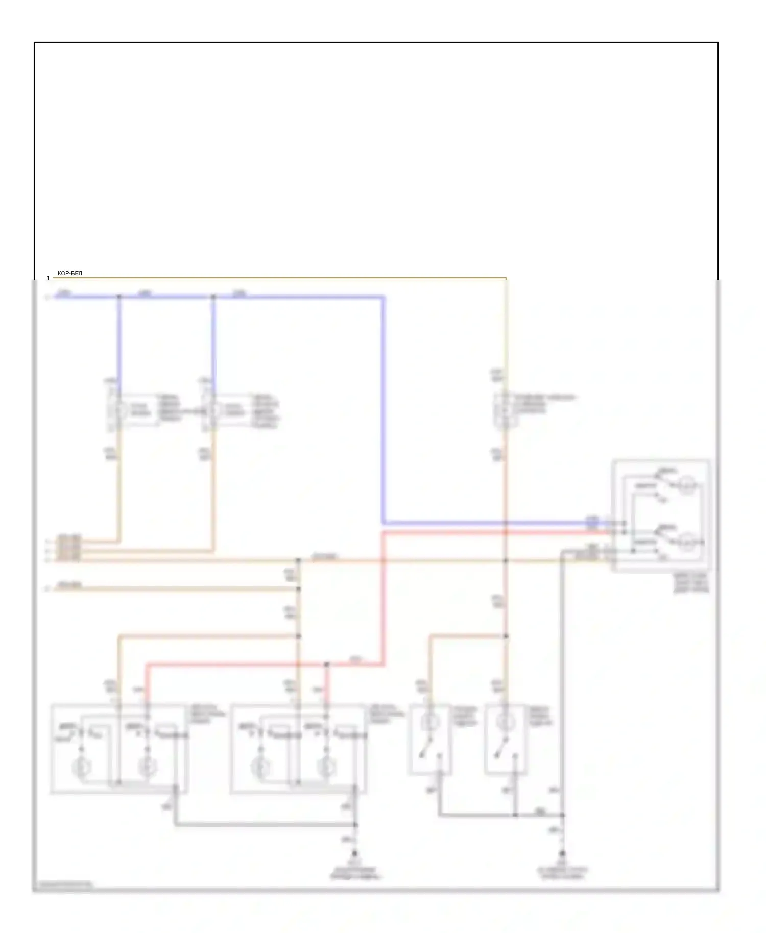 Armada Nissan I (2003-2007): Электросхема освещения салона (2 из 2) 