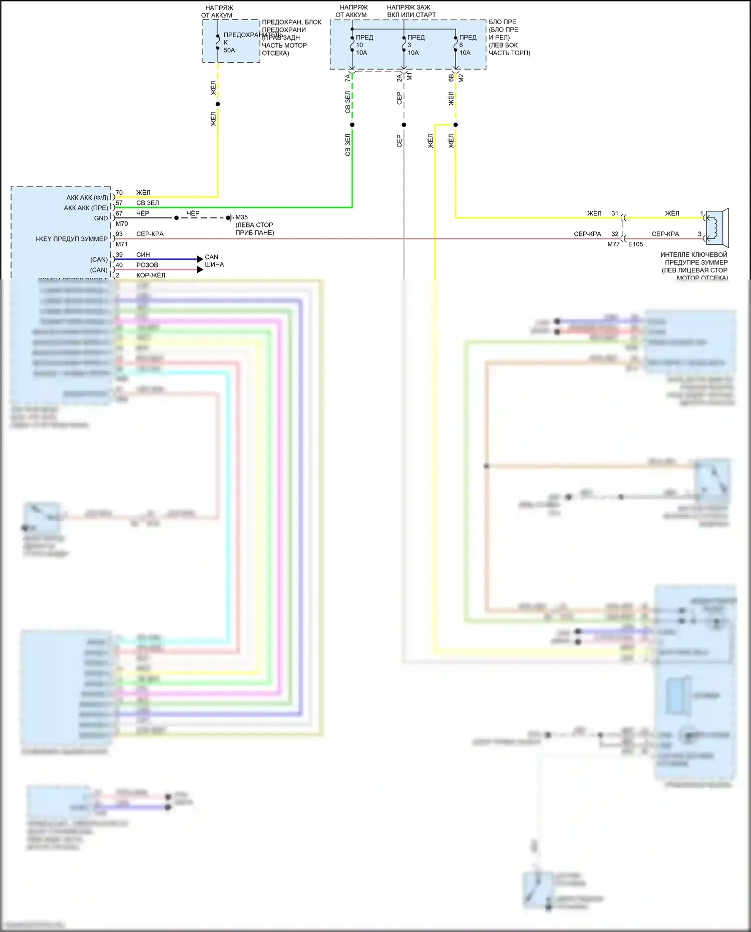 Armada Nissan II (2016-2020): Электросхема утора 
