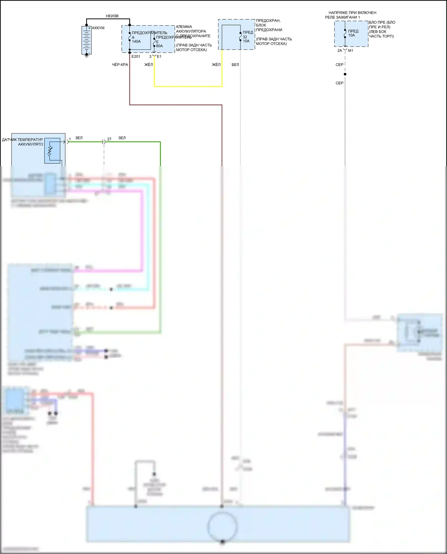 Armada Nissan II (2016-2020): Электросхема генератора 