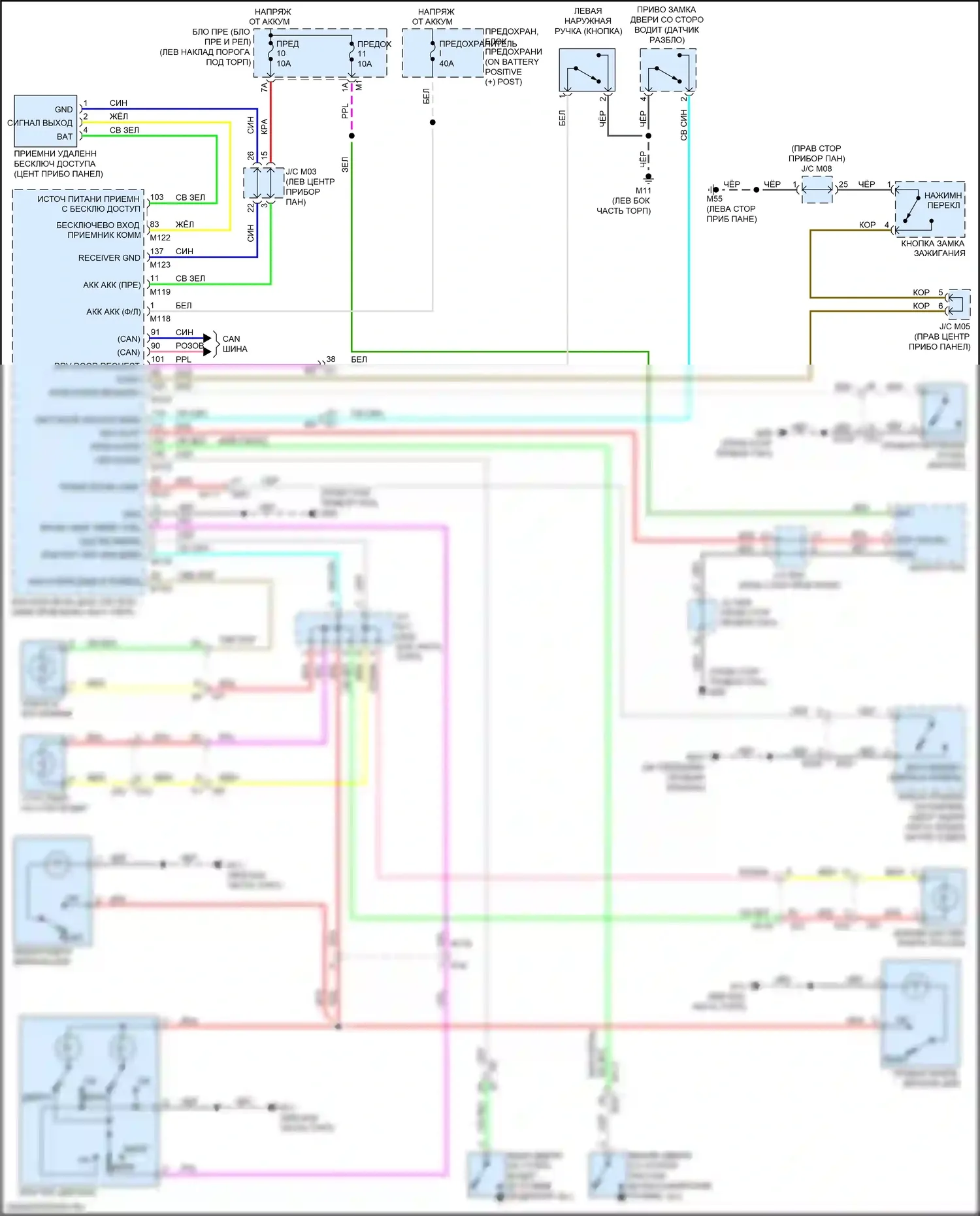 GT-R Nissan I рестайлинг 3 (2016-2020): Электросхема освещения салона 