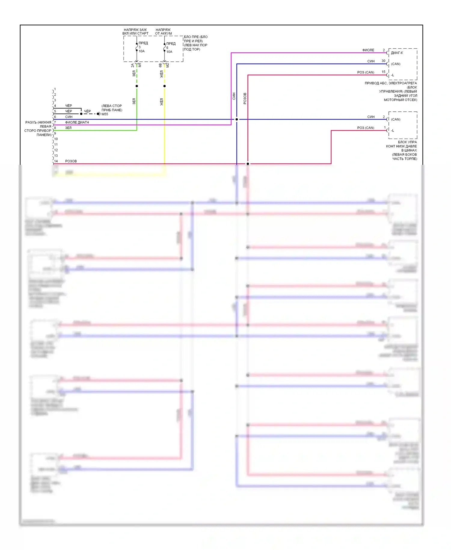 GT-R Nissan I (2007-2011): Can шина электросхема 