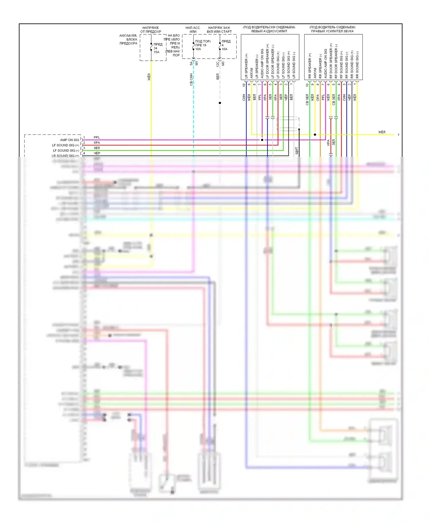 GT-R Nissan I (2007-2011): Электросхема навигации, база (1 из 3) 