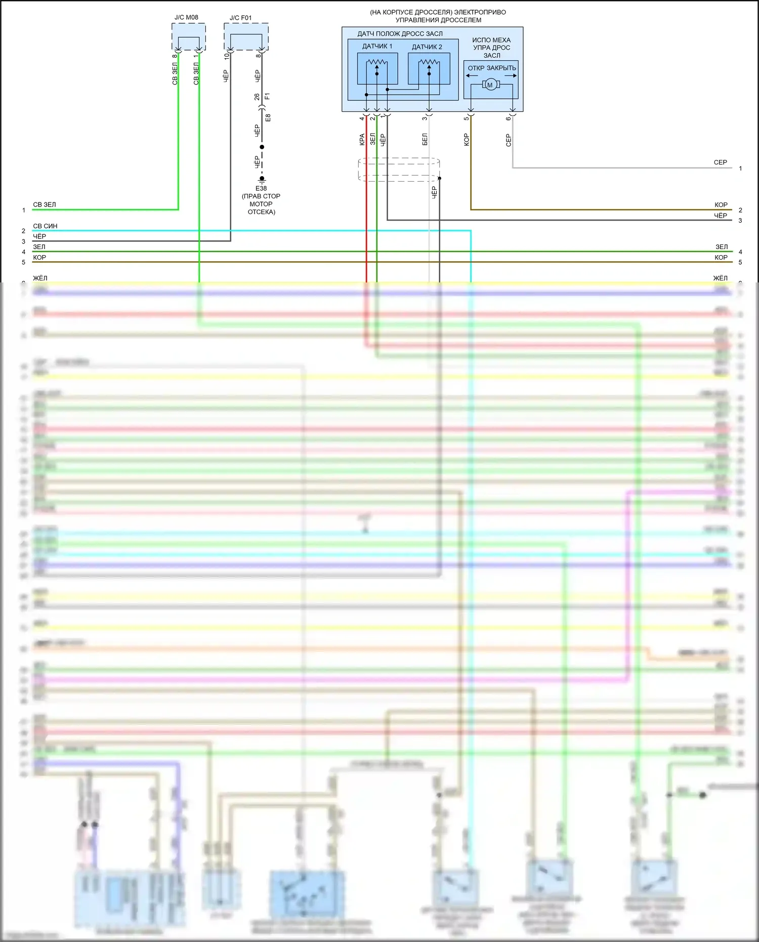 Juke Nissan I рестайлинг (2014-2019): Электросхема двигателя 1,6л турбо, nismo (4 из 5) 