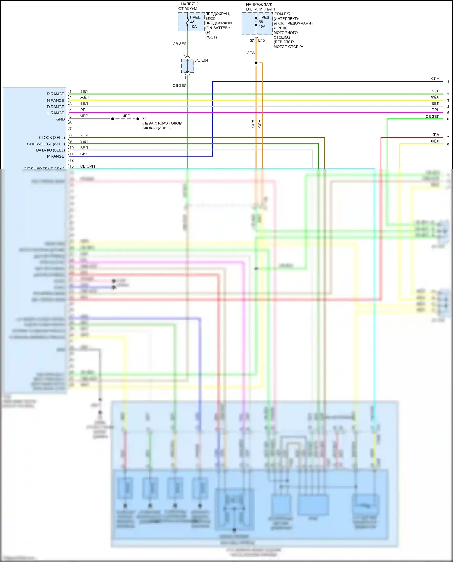 Juke Nissan I рестайлинг (2014-2019): Электросхема автоматической коробки передач, nismo (1 из 2) 