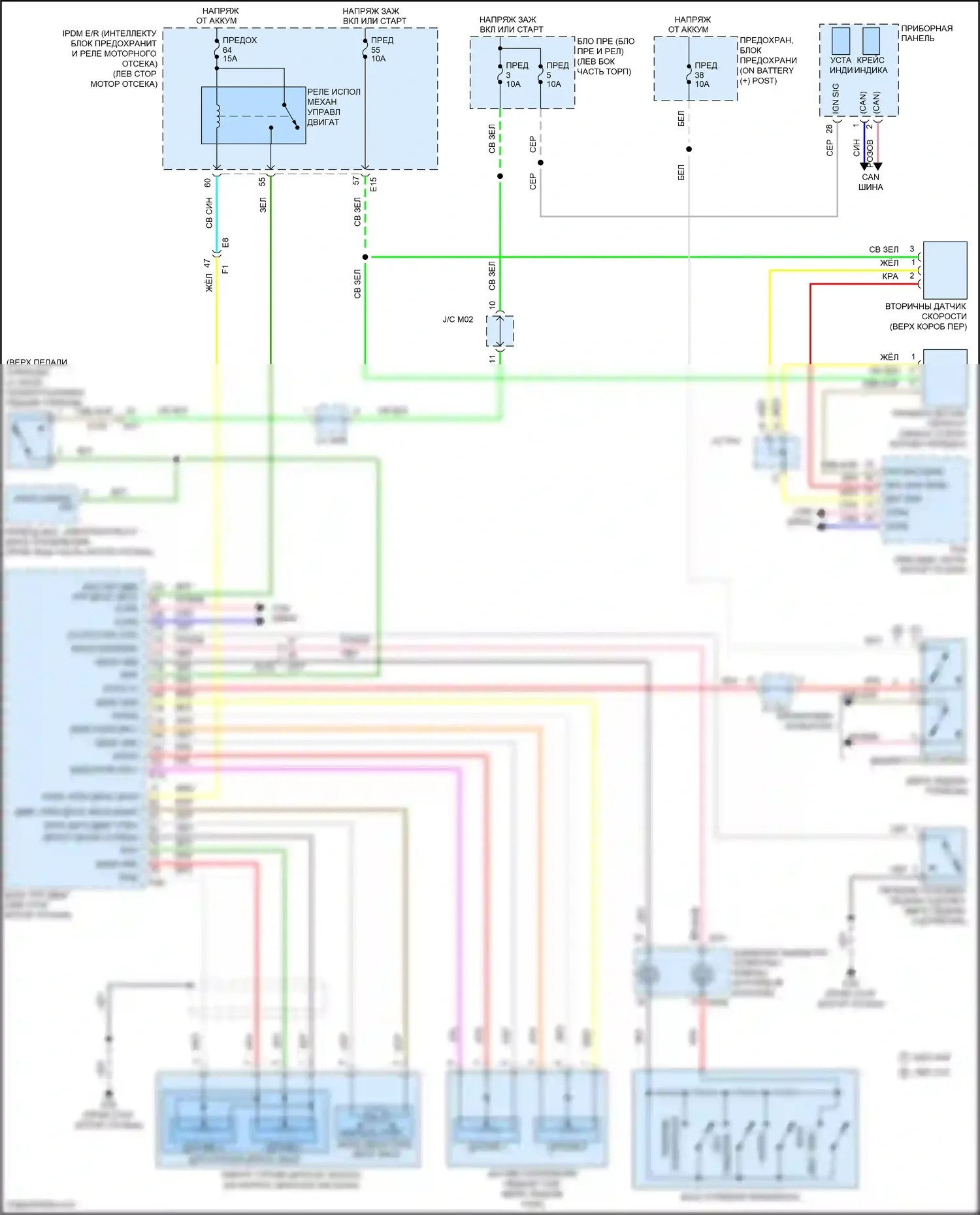 Juke Nissan I рестайлинг (2014-2019): Электросхема круиз-контроля, nismo 