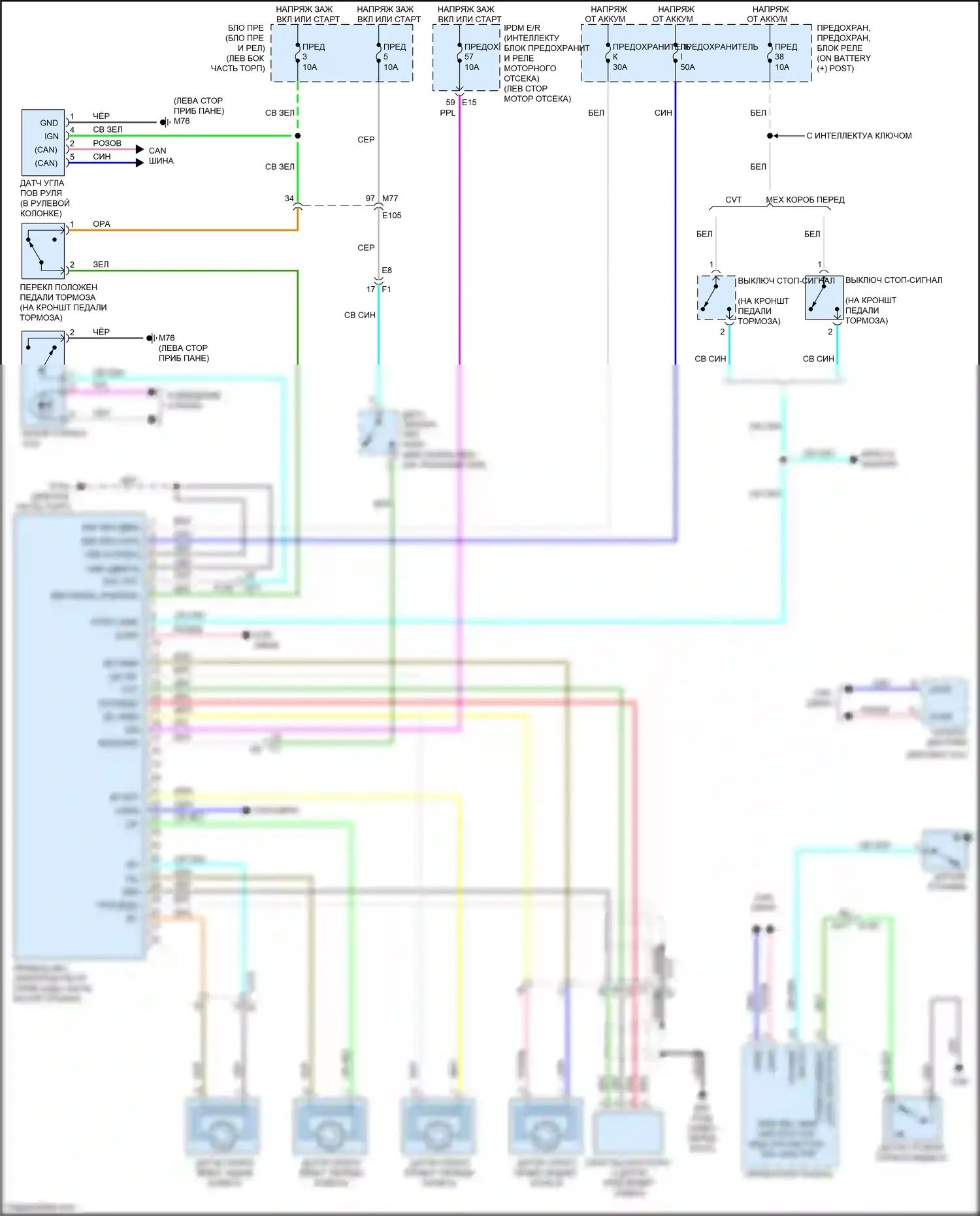 Juke Nissan I (2010-2014): Антиблокировочная система abs электросхема 