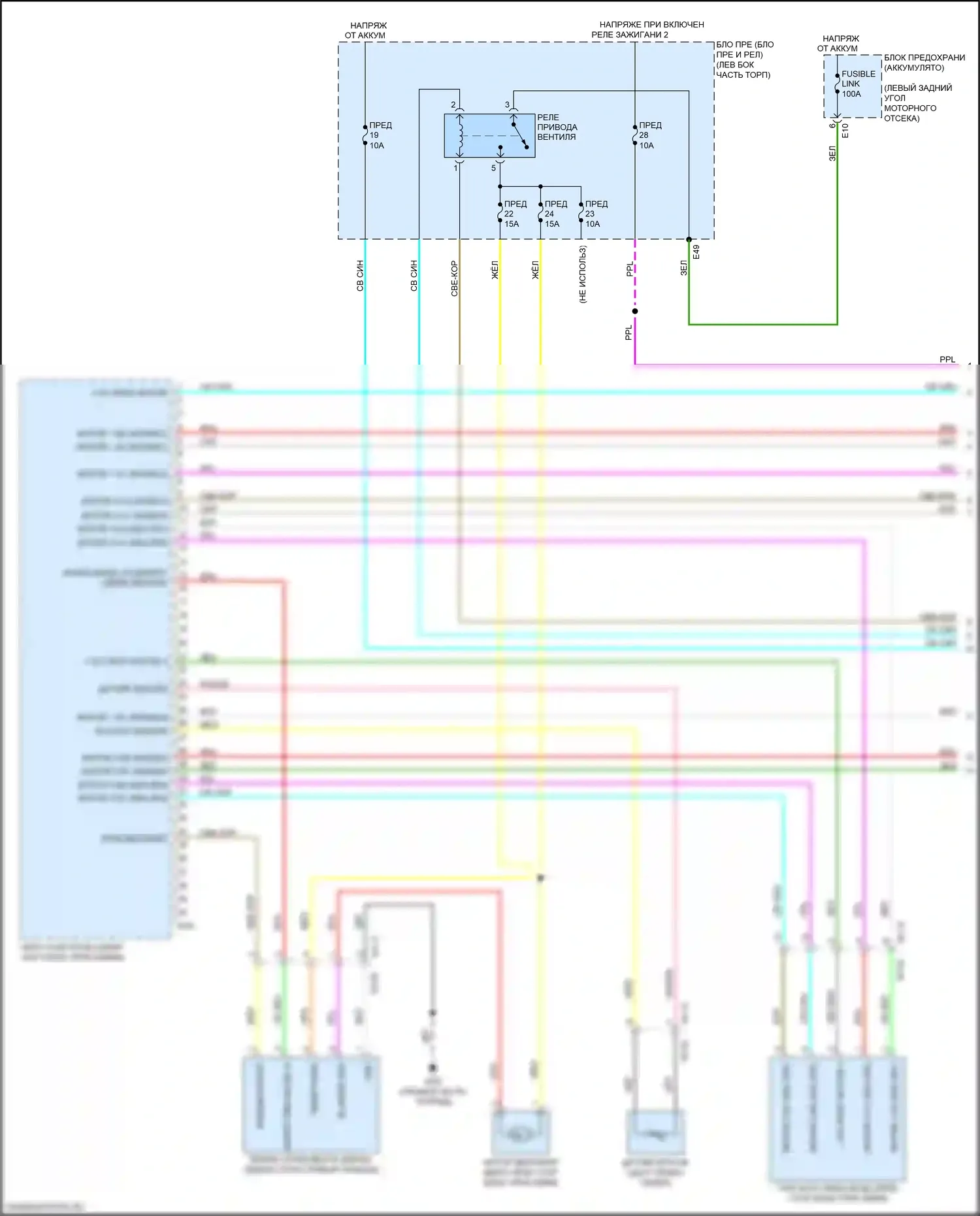 Kicks Nissan I (2016-2020): Электросхема климат контроля (1 из 4) 