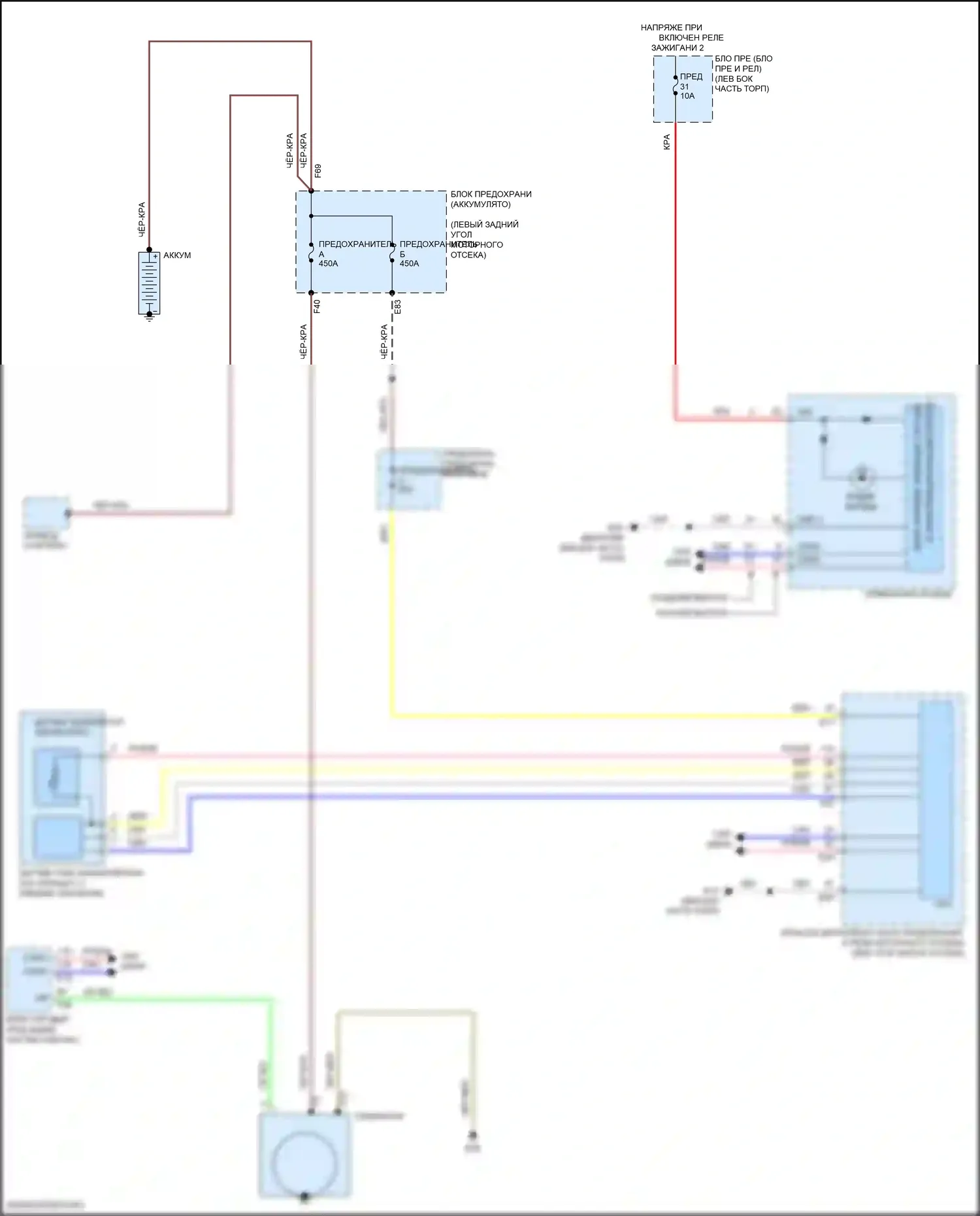 Kicks Nissan I (2016-2020): Электросхема генератора 