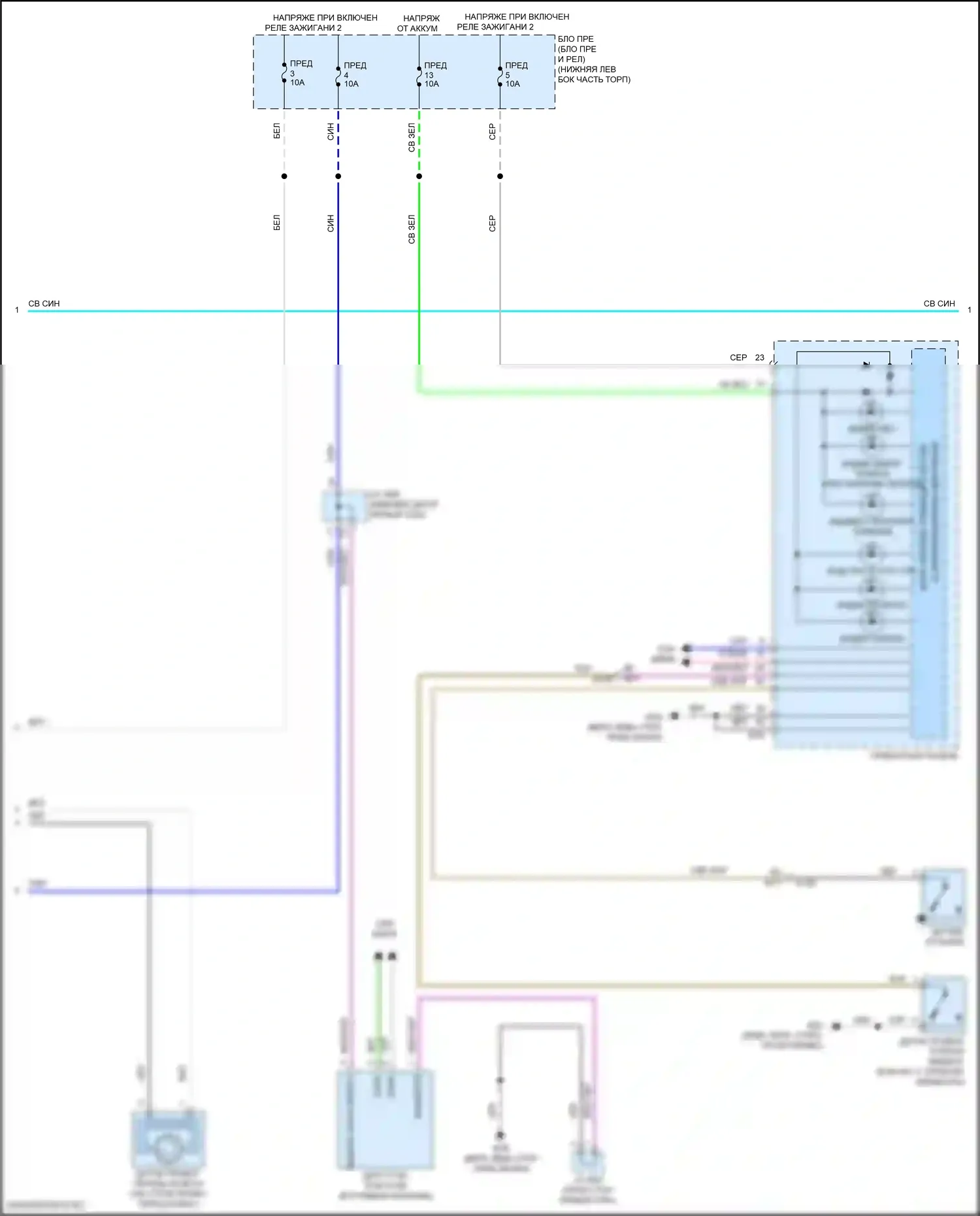 Leaf Nissan II (2017-2024): Антиблокировочная система abs электросхема (2 из 3) 