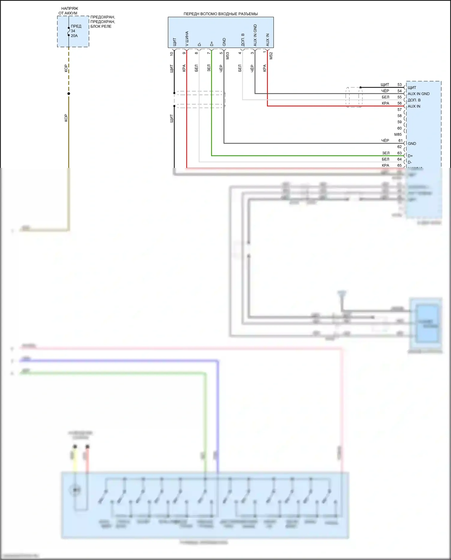 Leaf Nissan II (2017-2024): Магнитола, без навигации, с 5-дюймовым цветным дисплеем (2 из 2) 