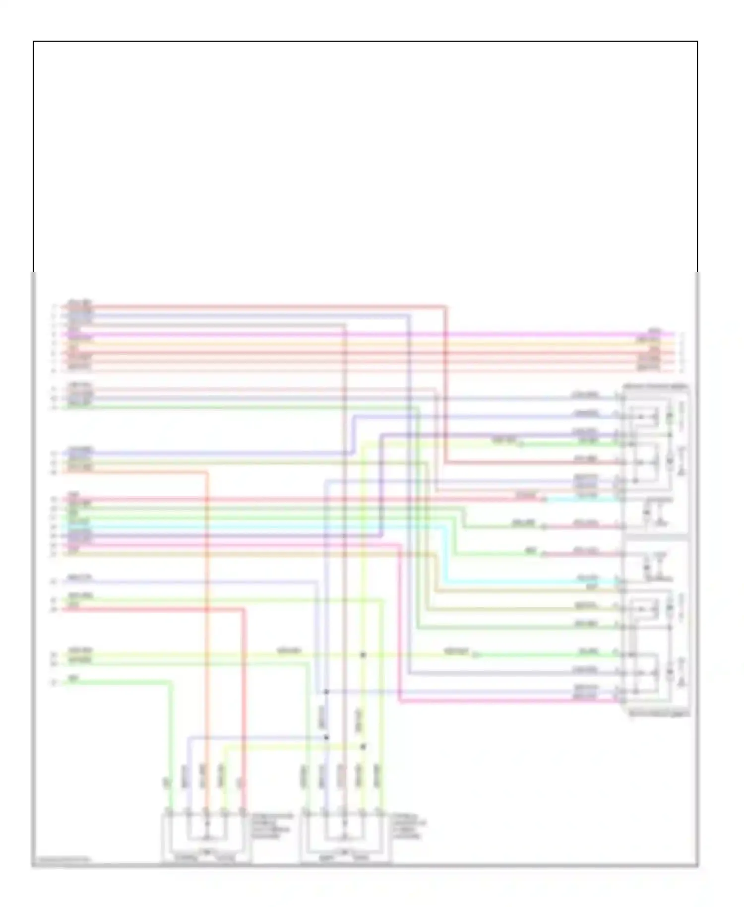 Maxima Nissan A34 (2003-2008): Электросхема систем памяти (2 из 3) 