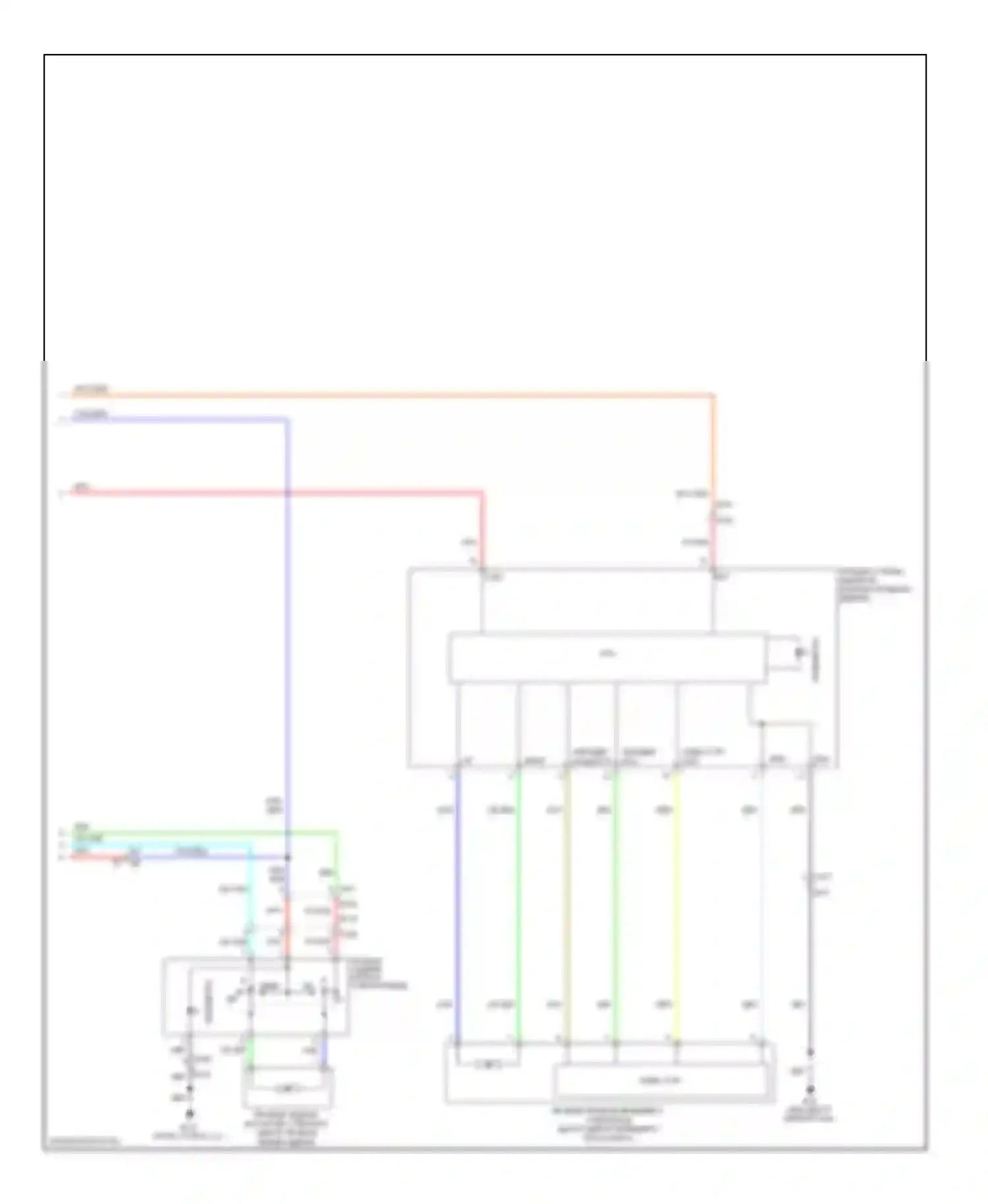 Maxima Nissan A35 (2008-2014): Электросхема стеклоподъемников с системой защиты от защемления со стороны водителя и пассажира (2 из 2) 